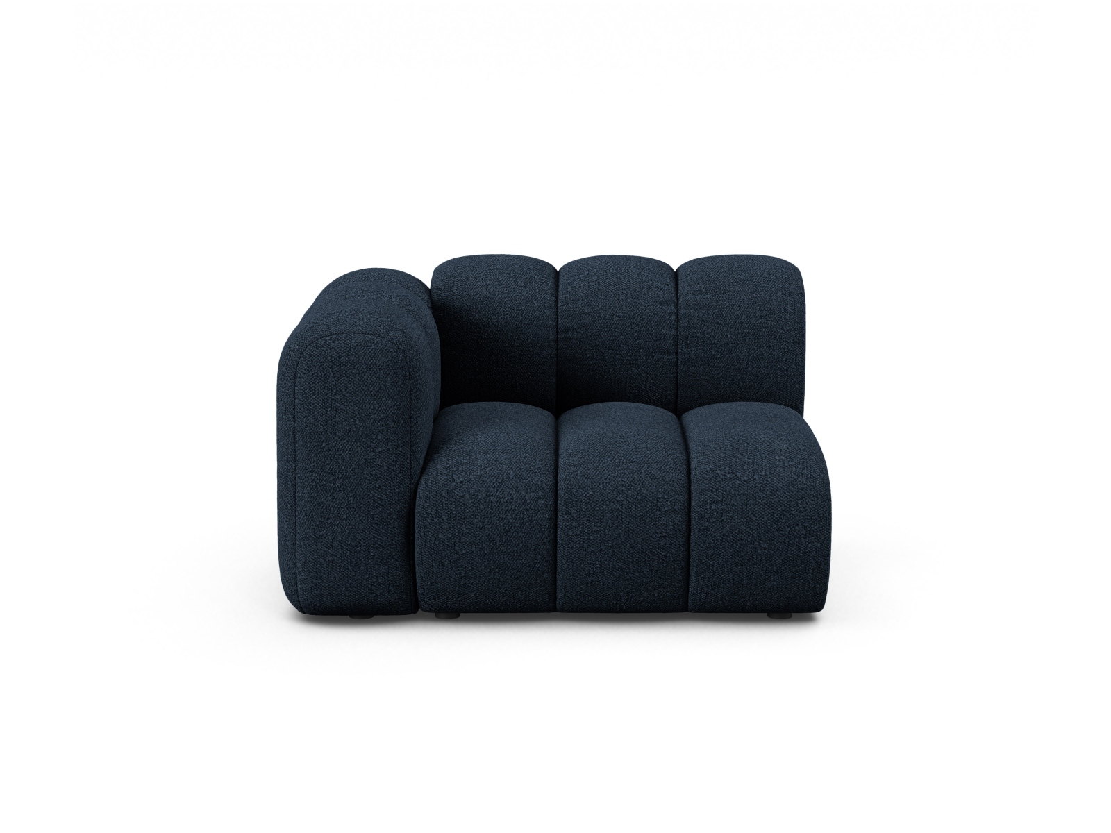 Boucle Modul Left, "Lupine", 1 Seat, 115x95x70