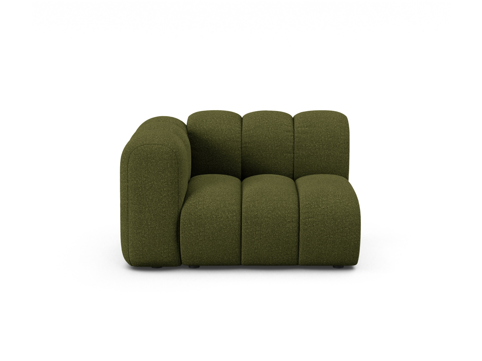 Boucle Modul Left, "Lupine", 1 Seat, 115x95x70