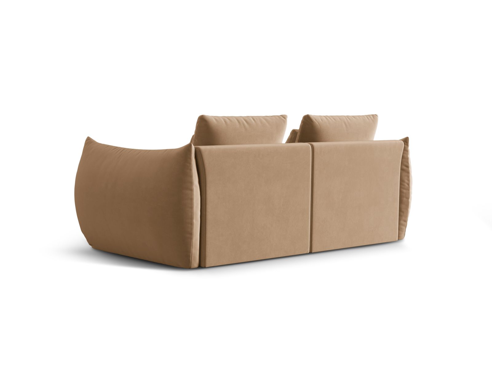 Velvet Modular Sofa, "Bloom", 3 Seats, 232x107x97
