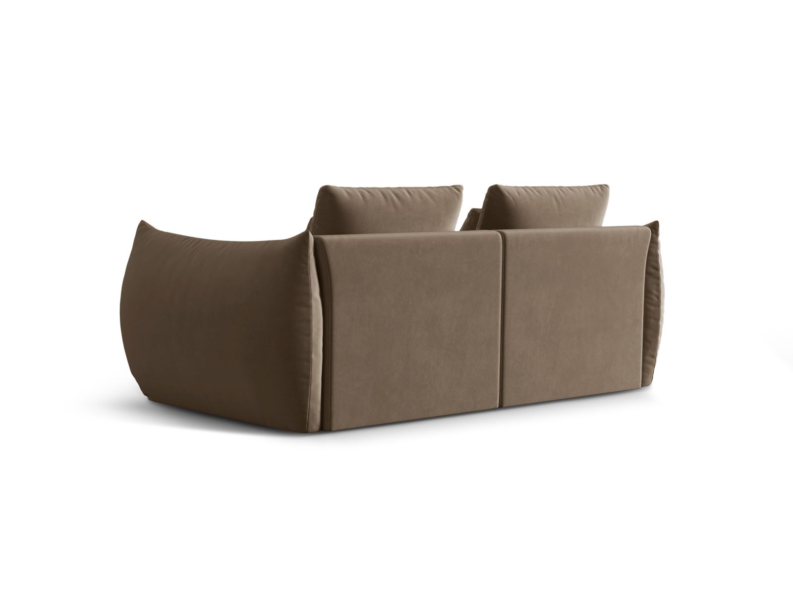 Velvet Modular Sofa, "Bloom", 3 Seats, 232x107x97