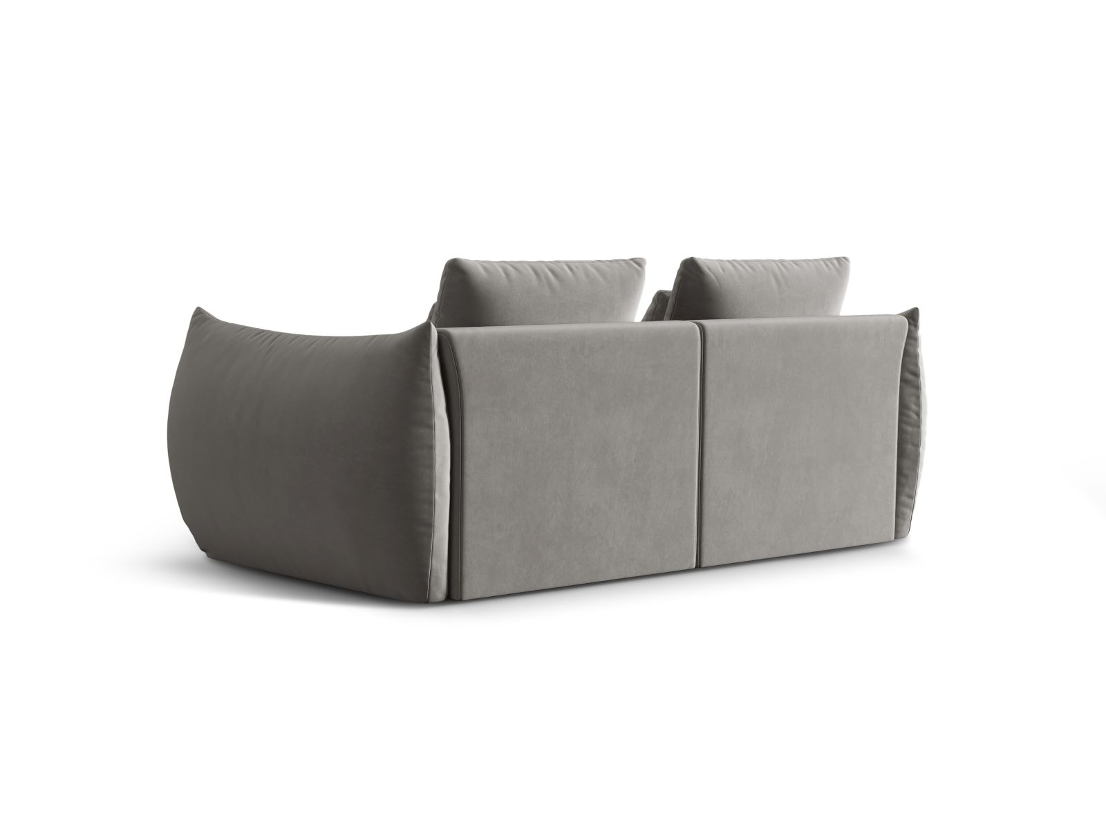 Velvet Modular Sofa, "Bloom", 3 Seats, 232x107x97