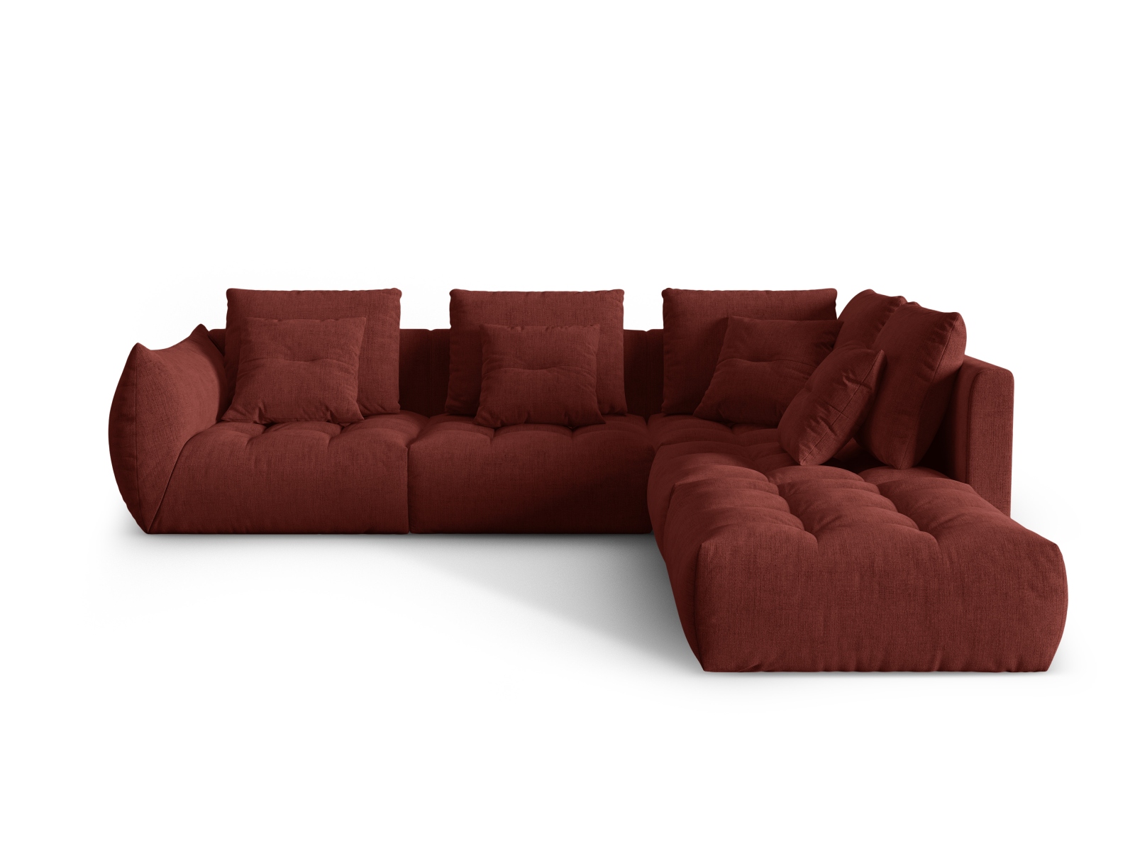 Modular Right Corner Sofa, "Bloom", 4 Seats, 316x307x97