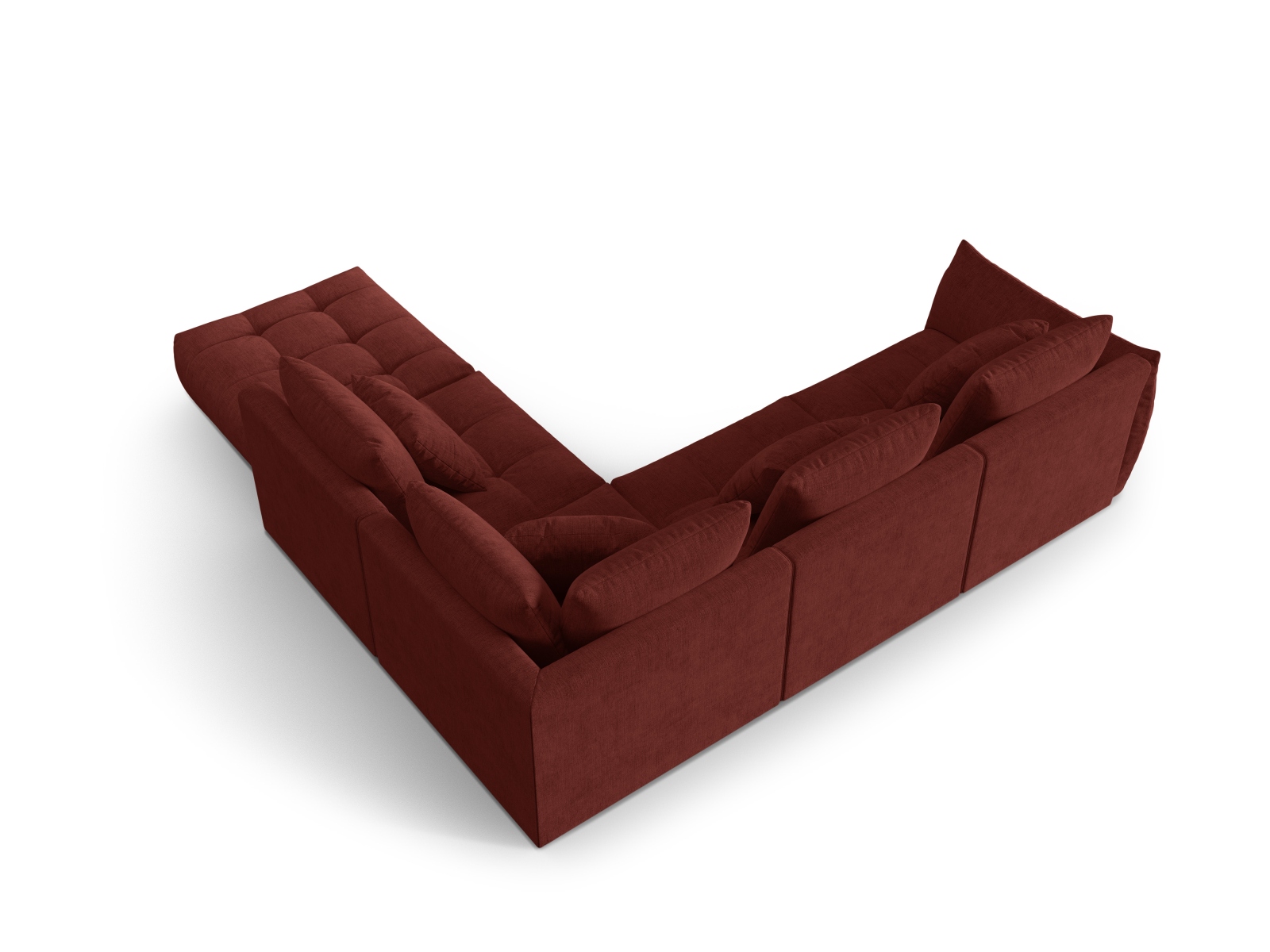 Modular Right Corner Sofa, "Bloom", 4 Seats, 316x307x97