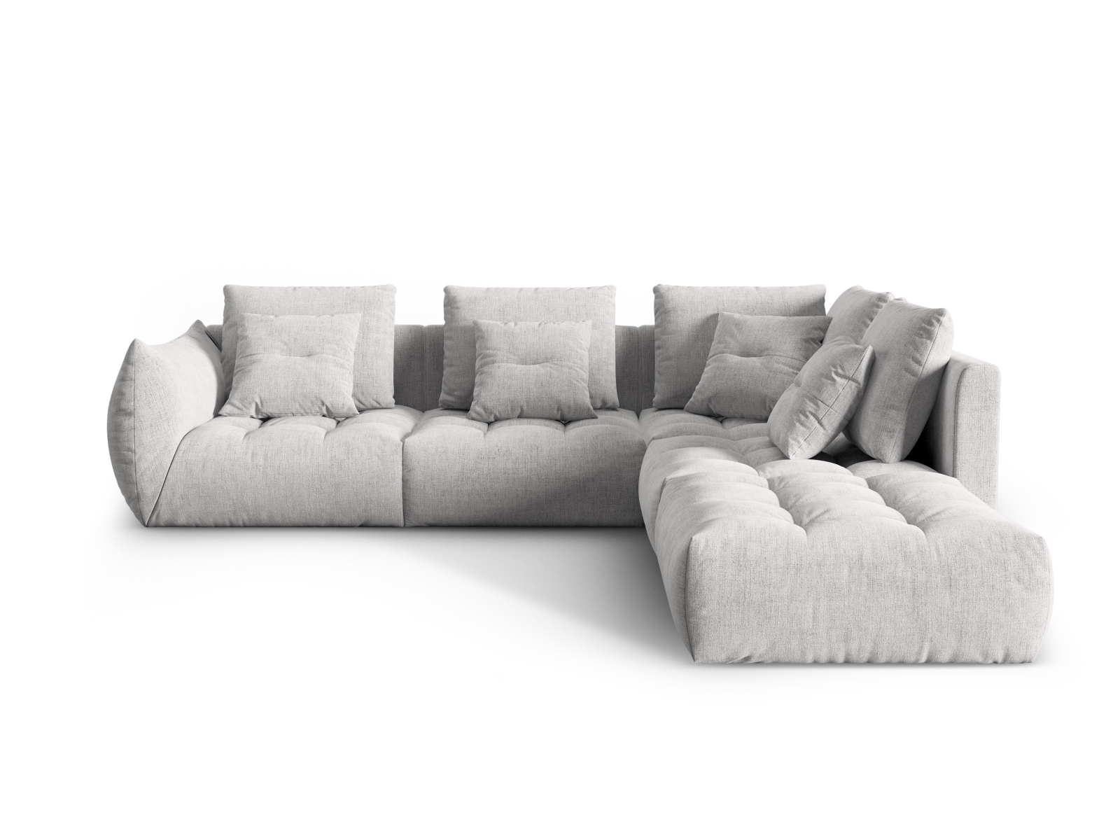 Modular Right Corner Sofa, "Bloom", 4 Seats, 316x307x97