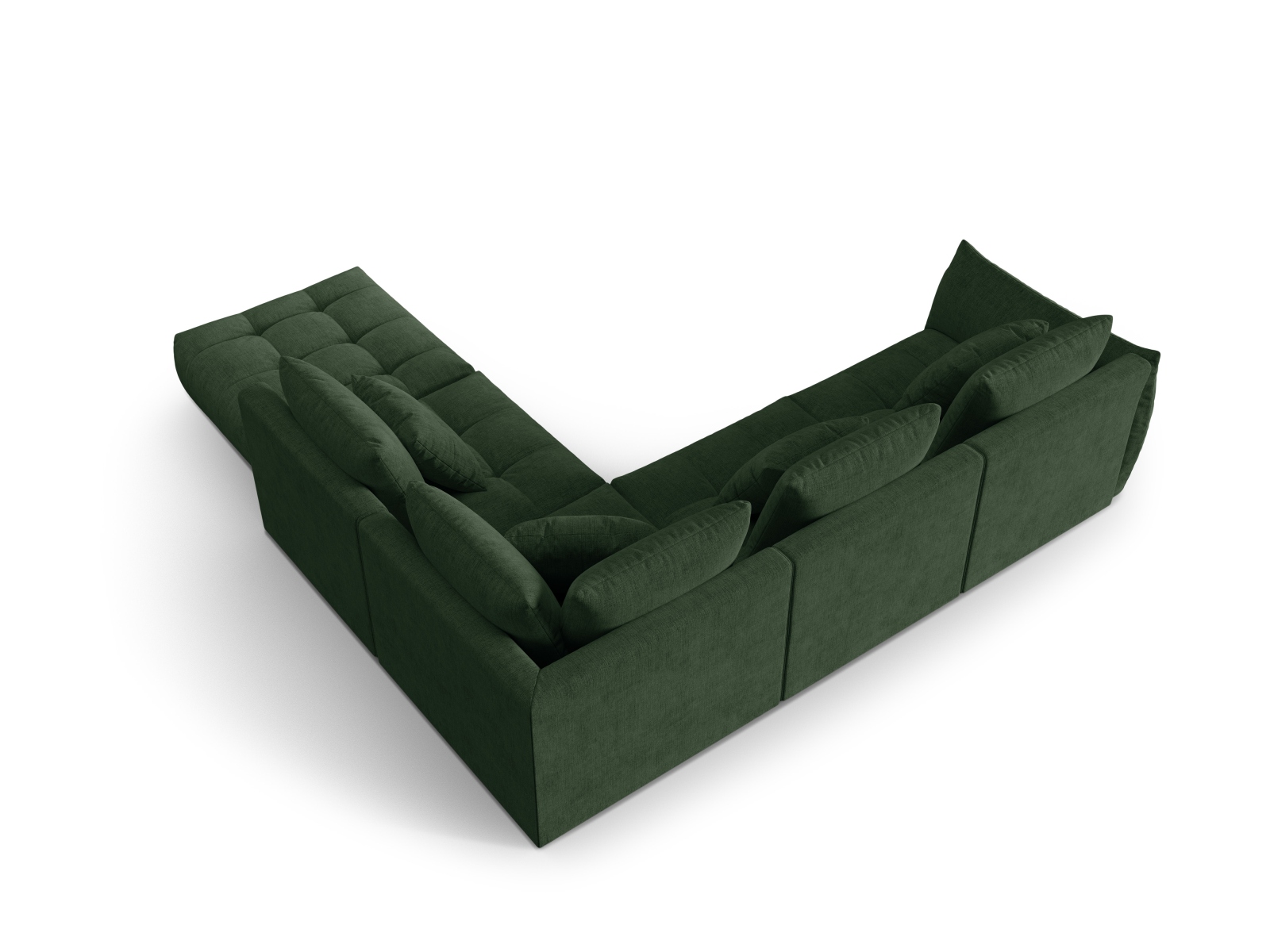 Modular Right Corner Sofa, "Bloom", 4 Seats, 316x307x97