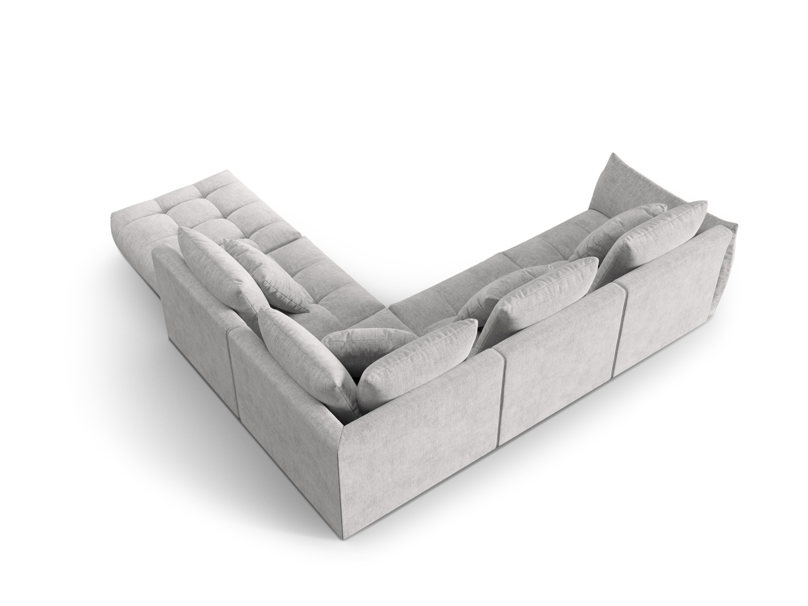 Modular Right Corner Sofa, "Bloom", 4 Seats, 316x307x97
