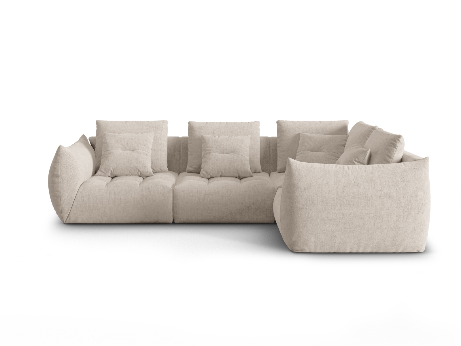 Modular Right Corner Sofa, "Bloom", 3 Seats, 316x222x97