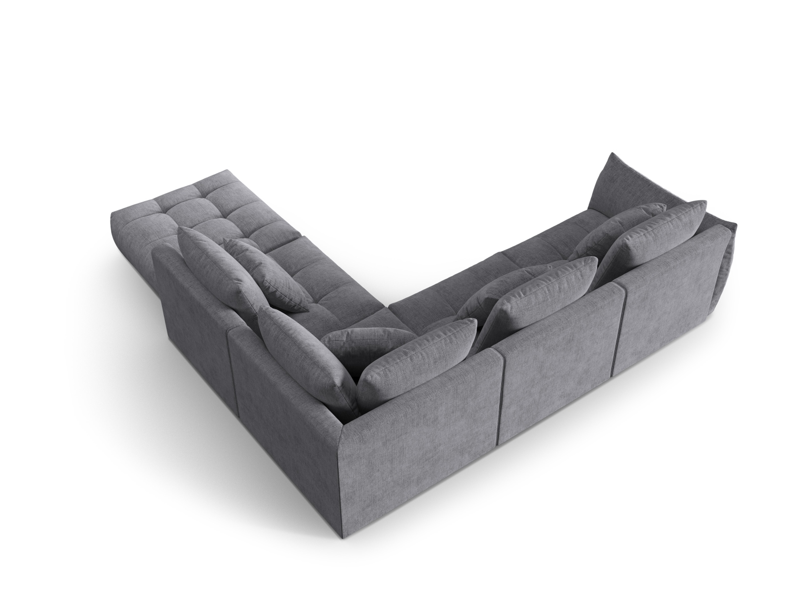 Modular Right Corner Sofa, "Bloom", 4 Seats, 316x307x97