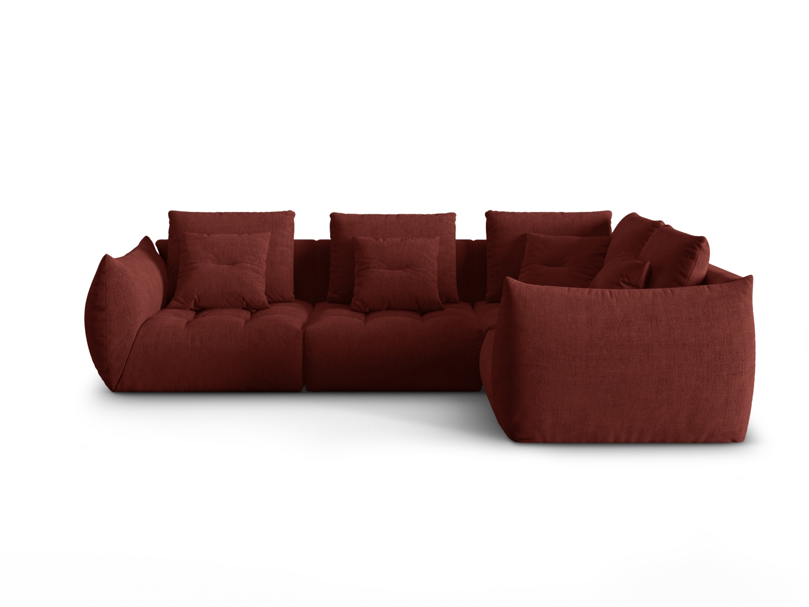 Modular Right Corner Sofa, "Bloom", 3 Seats, 316x222x97