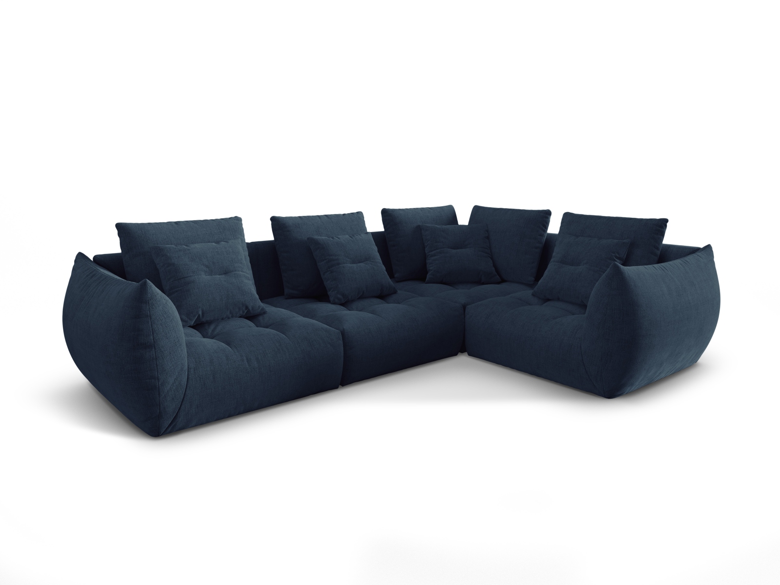Modular Right Corner Sofa, "Bloom", 3 Seats, 316x222x97