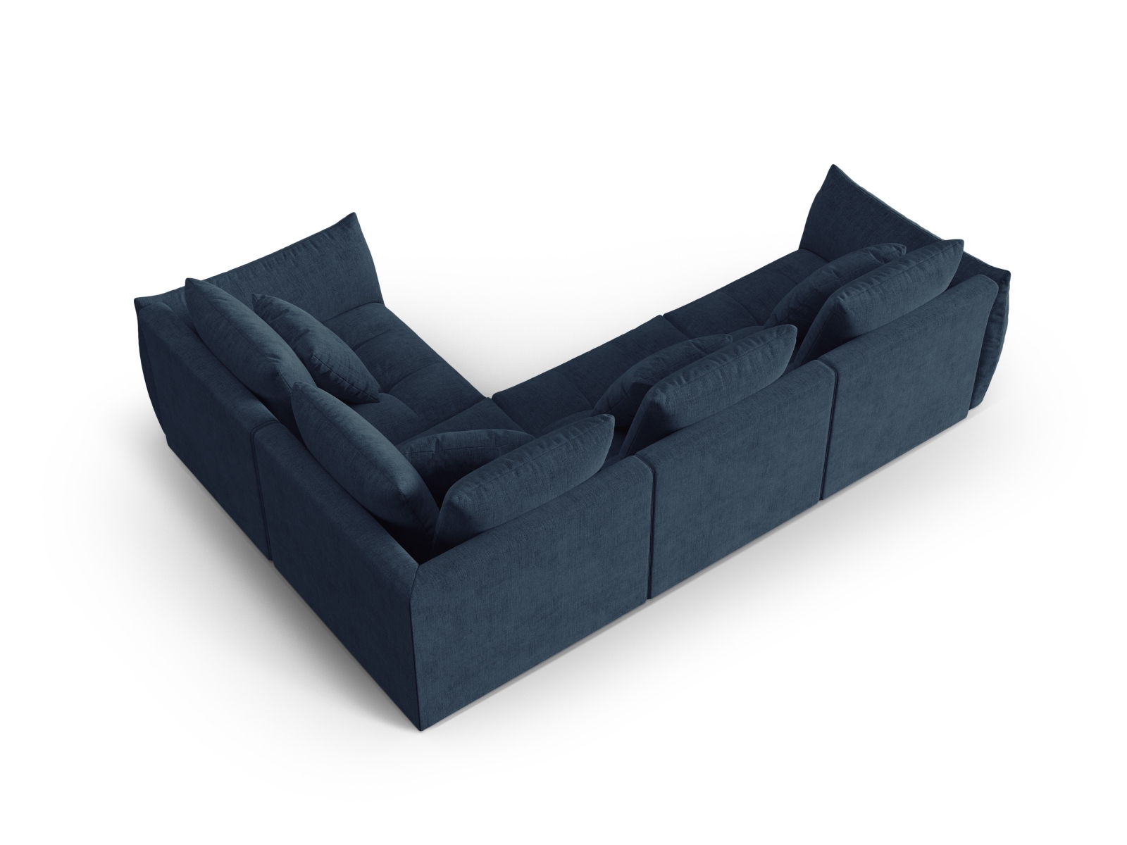 Modular Right Corner Sofa, "Bloom", 3 Seats, 316x222x97