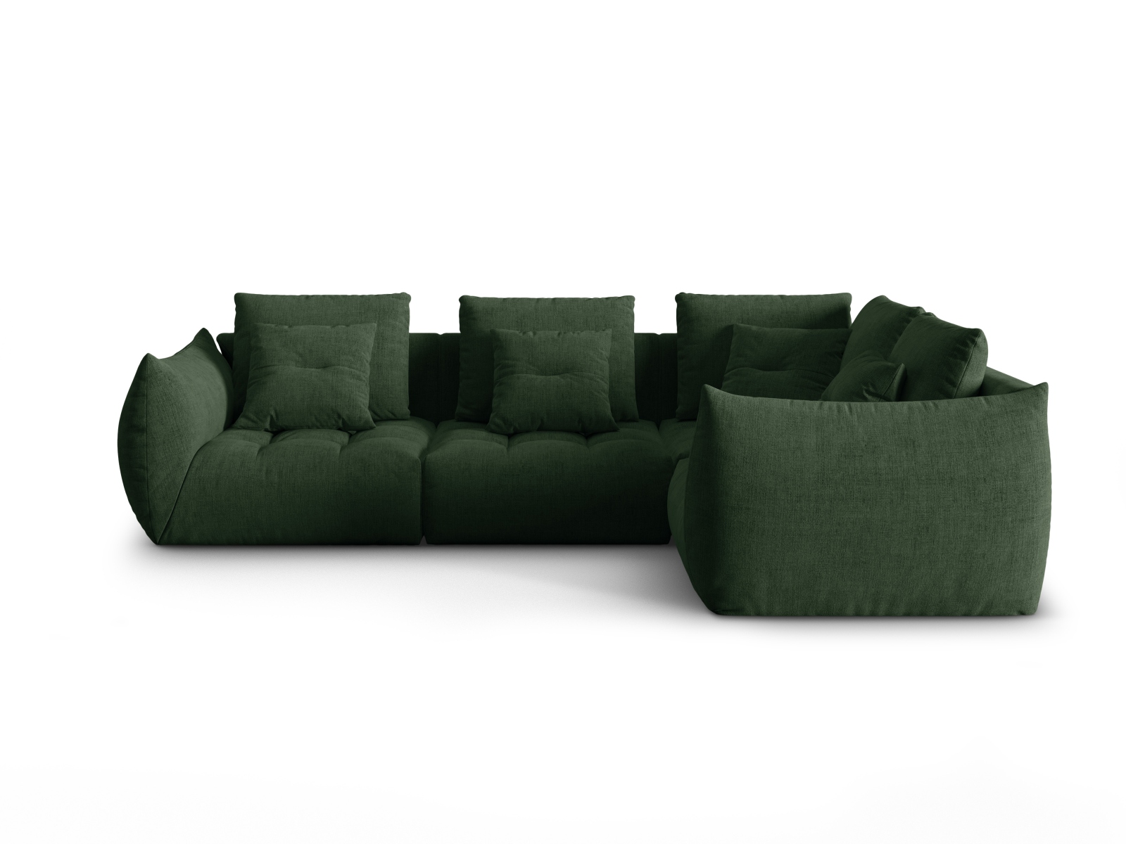 Modular Right Corner Sofa, "Bloom", 3 Seats, 316x222x97