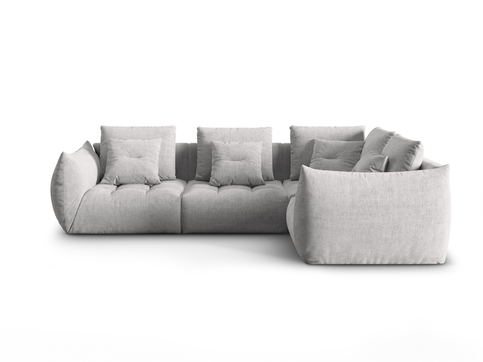 Modular Right Corner Sofa, "Bloom", 3 Seats, 316x222x97