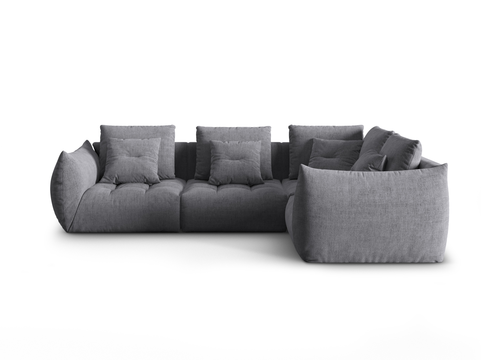 Modular Right Corner Sofa, "Bloom", 3 Seats, 316x222x97