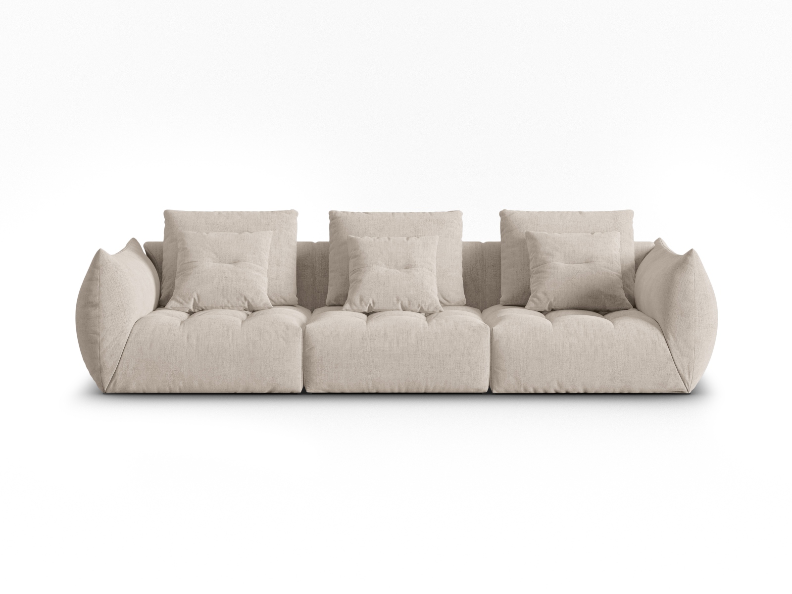 Modular Sofa, "Bloom", 4 Seats, 327x107x97