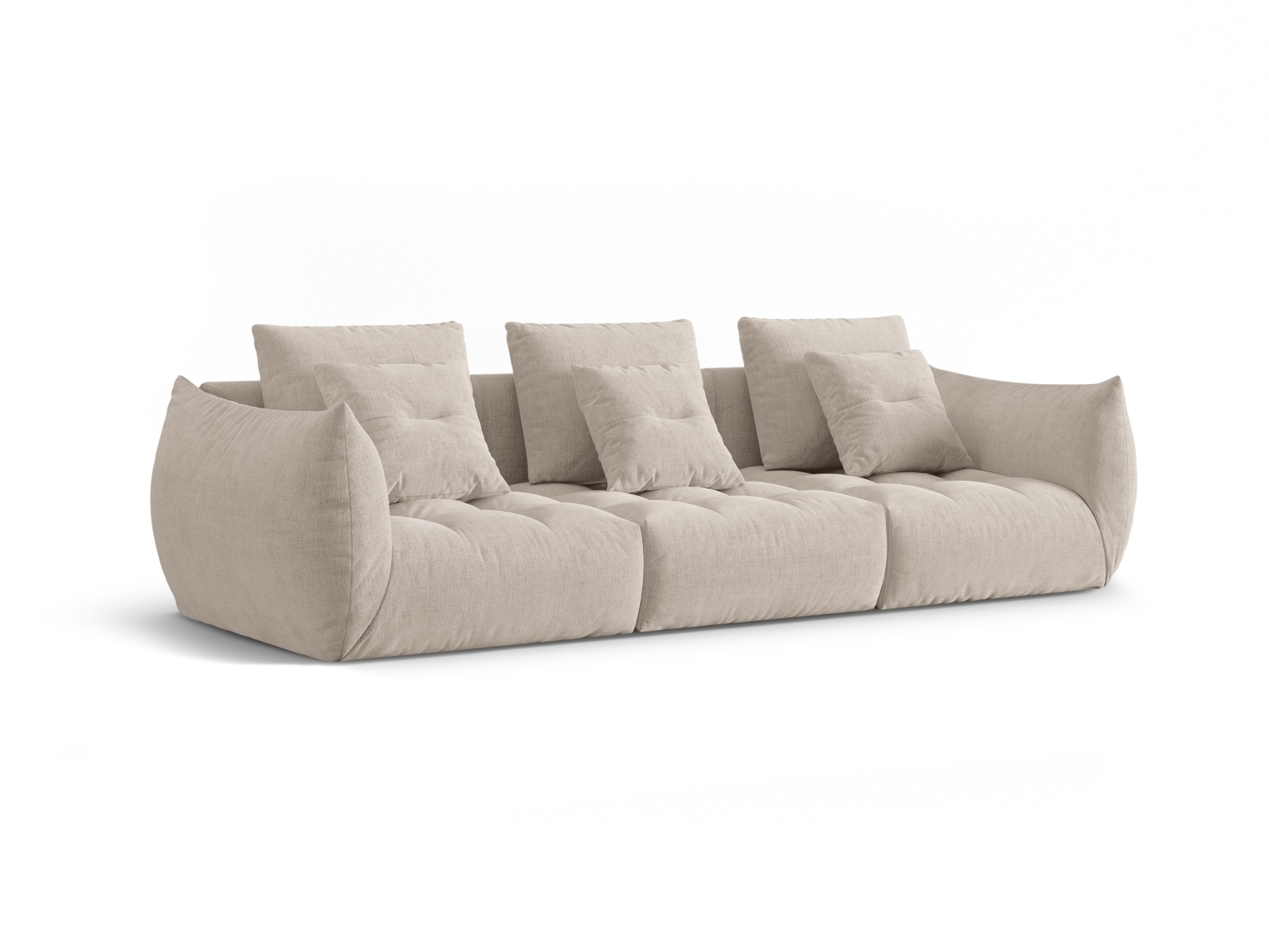 Modular Sofa, "Bloom", 4 Seats, 327x107x97