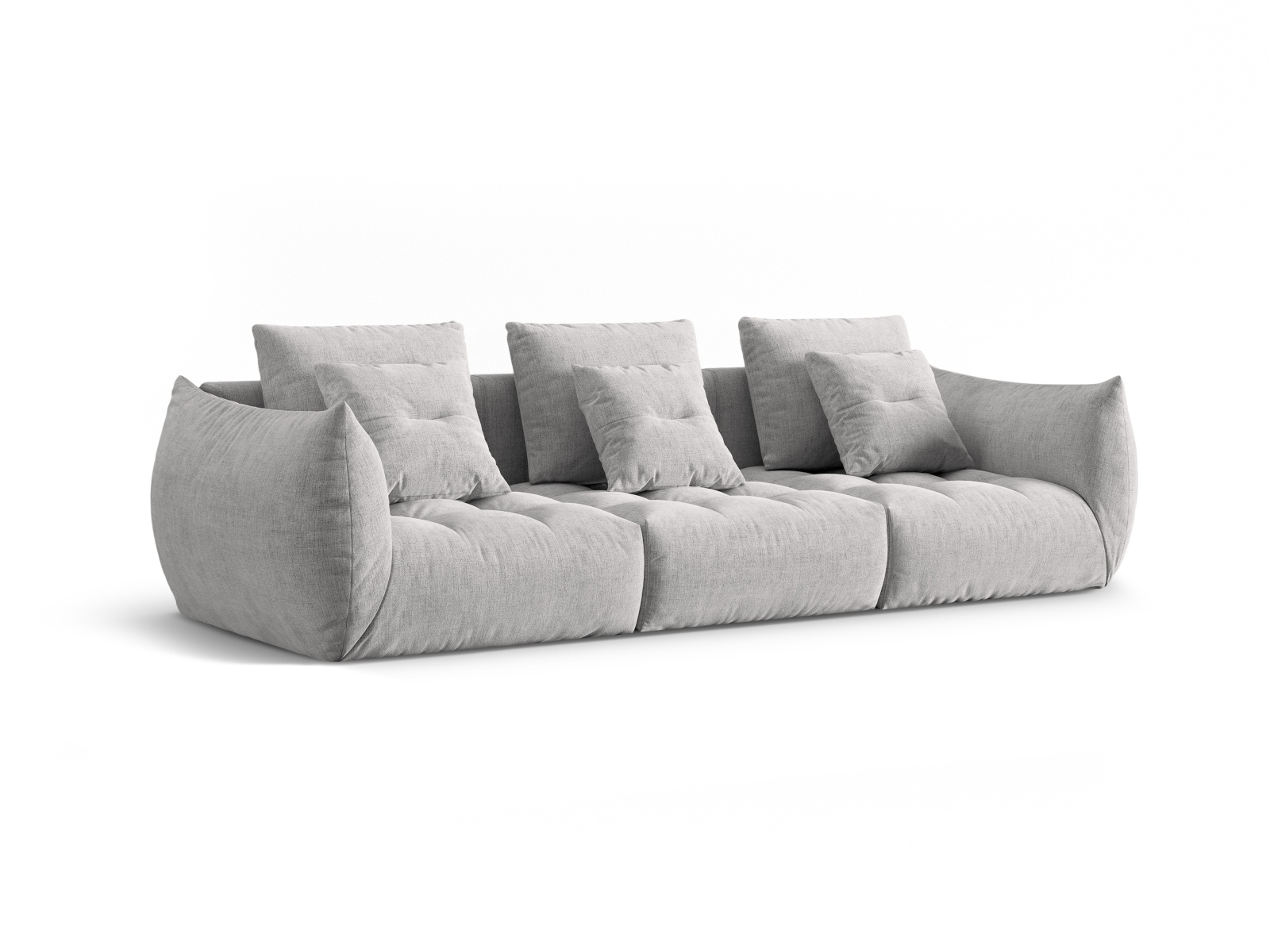 Modular Sofa, "Bloom", 4 Seats, 327x107x97