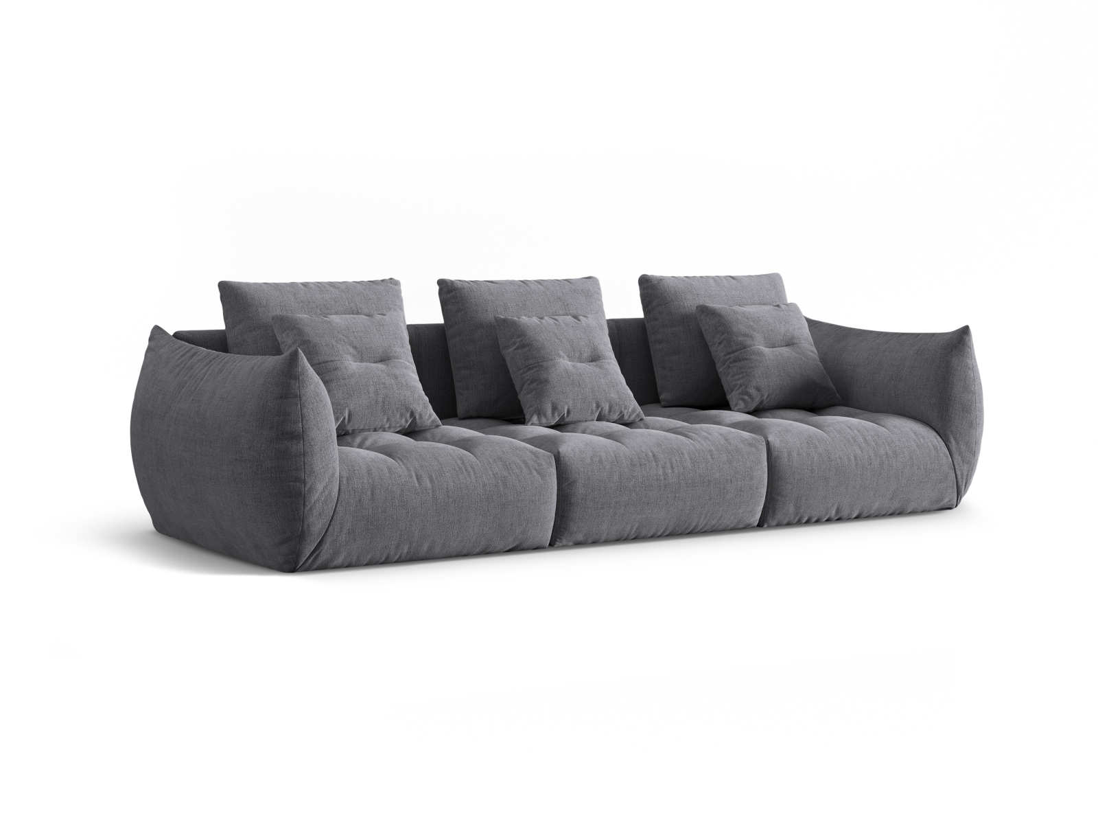 Modular Sofa, "Bloom", 4 Seats, 327x107x97