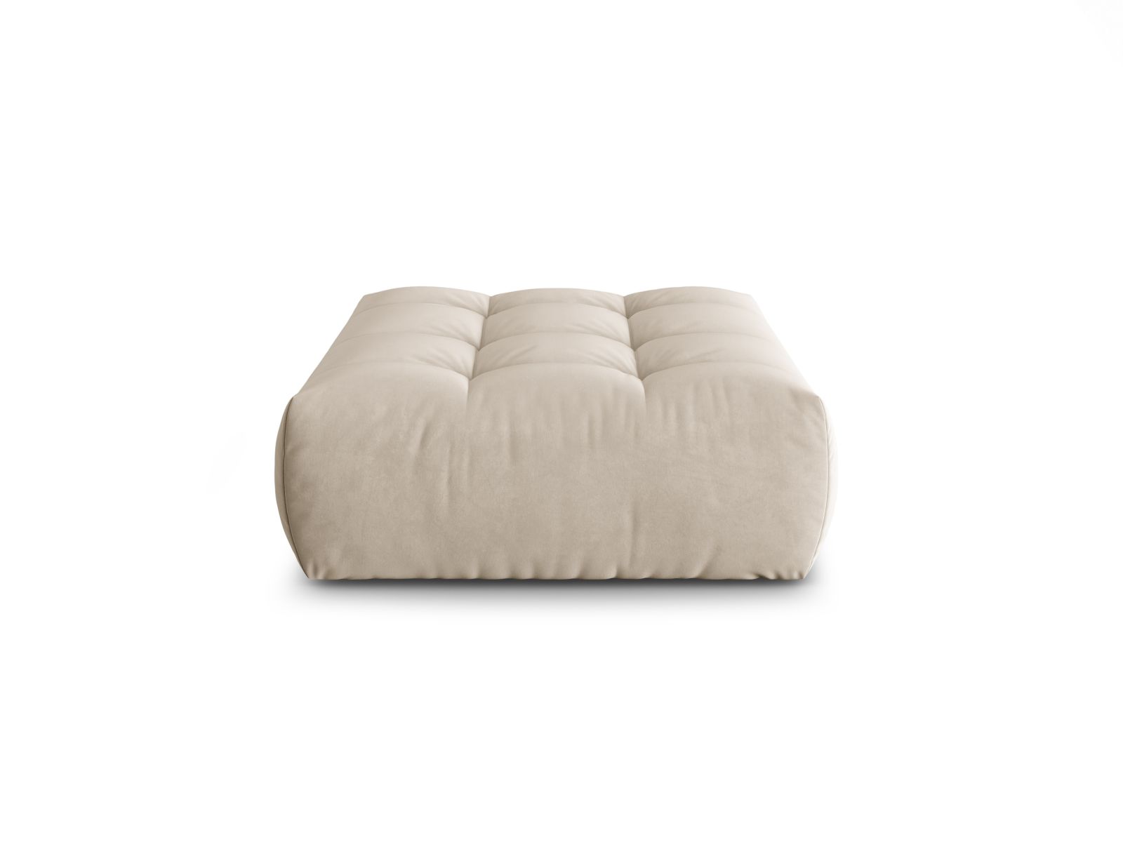 Velvet Pouf, "Bloom", 1 Seat, 107x99x42