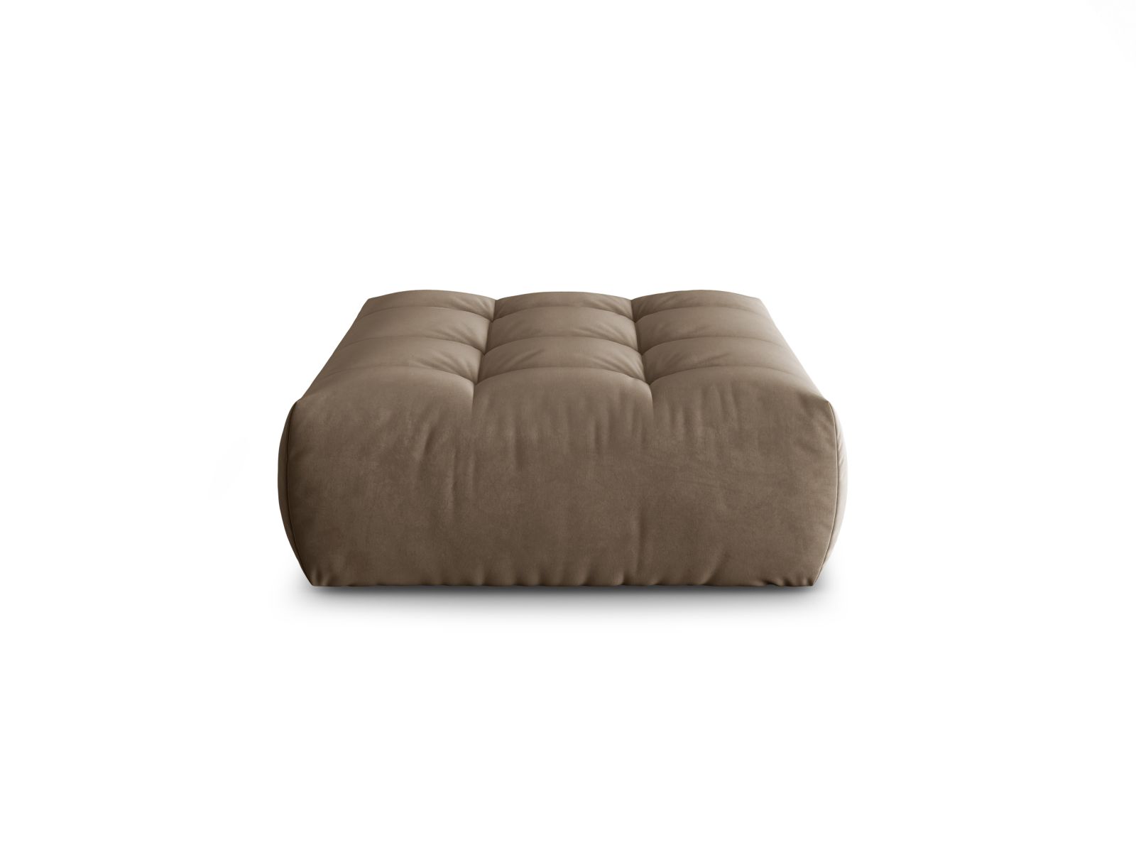 Velvet Pouf, "Bloom", 1 Seat, 107x99x42