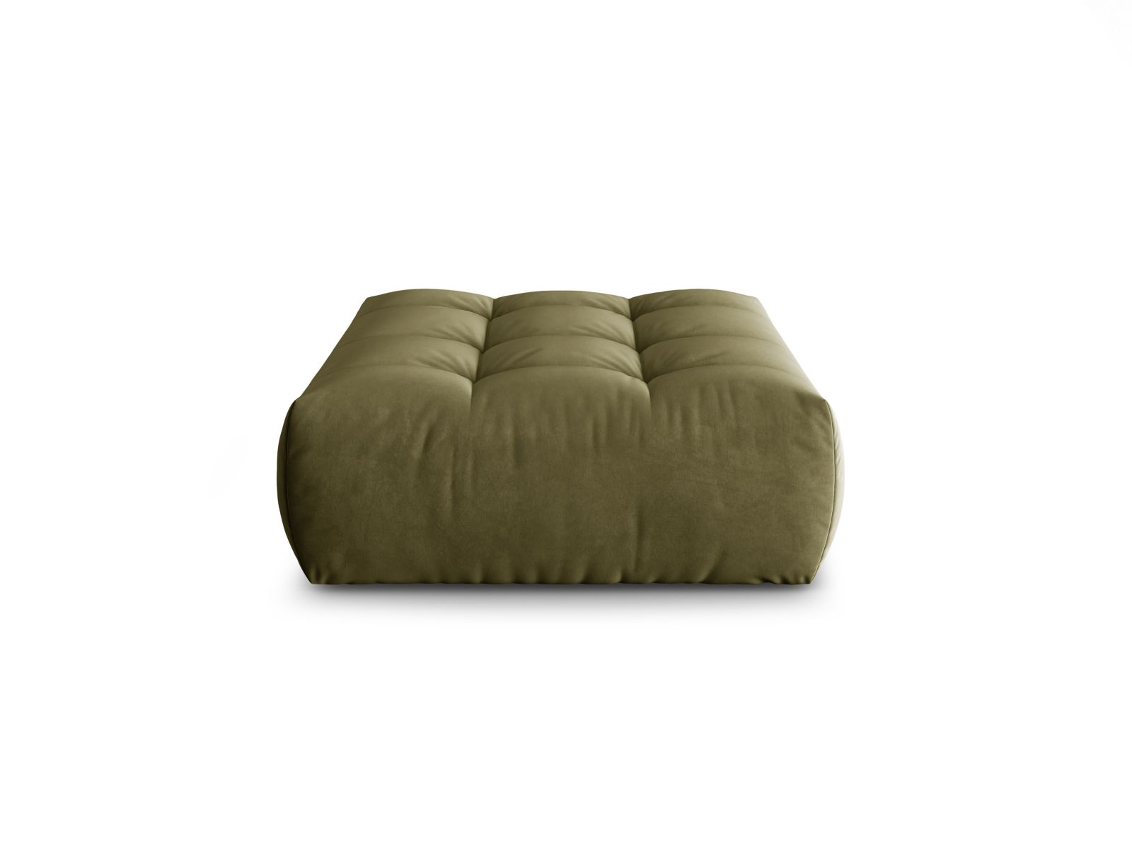 Velvet Pouf, "Bloom", 1 Seat, 107x99x42