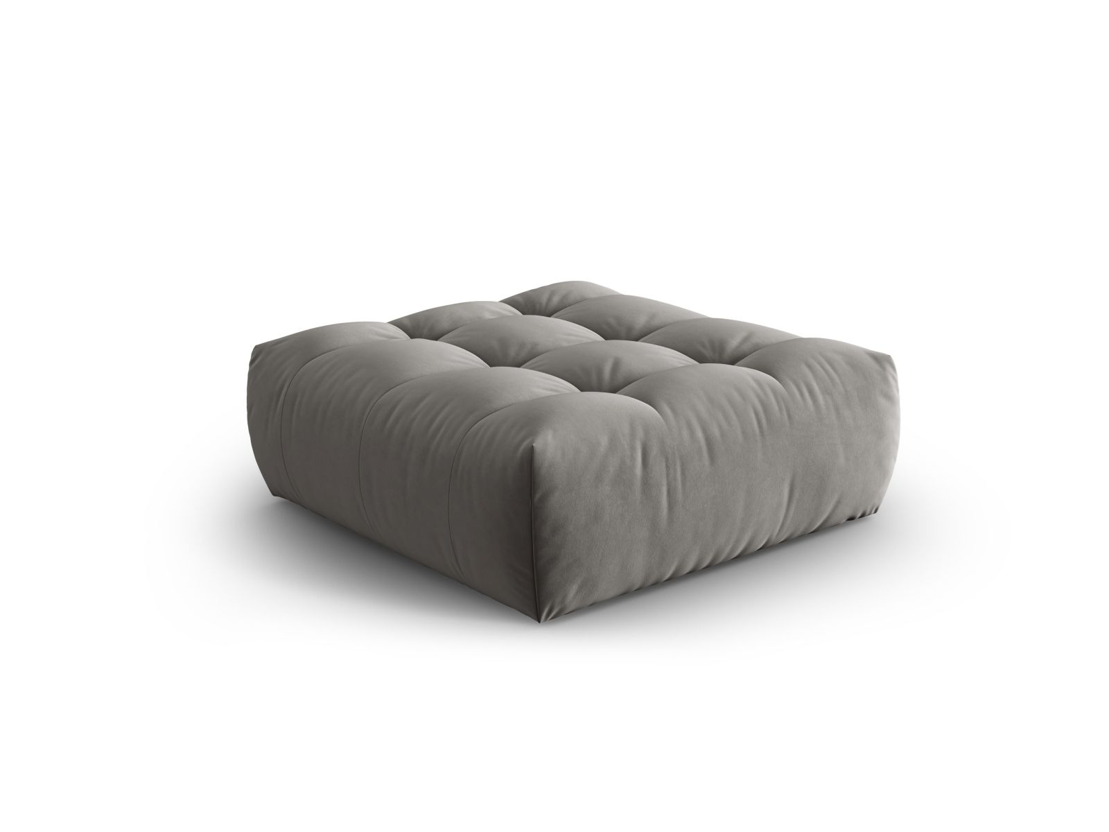 Velvet Pouf, "Bloom", 1 Seat, 107x99x42
