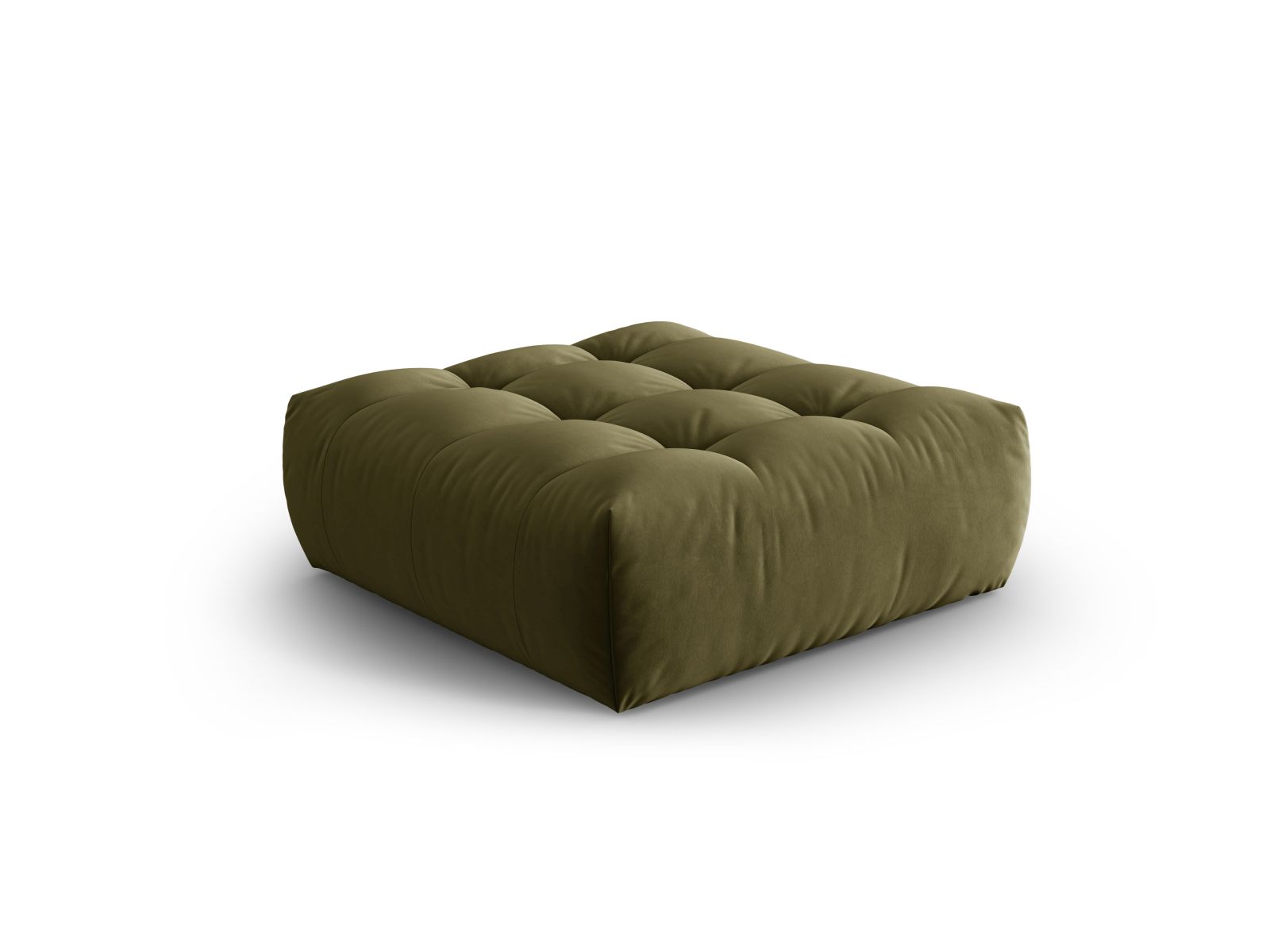 Velvet Pouf, "Bloom", 1 Seat, 107x99x42