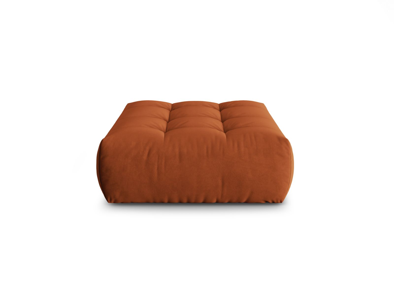 Velvet Pouf, "Bloom", 1 Seat, 107x99x42