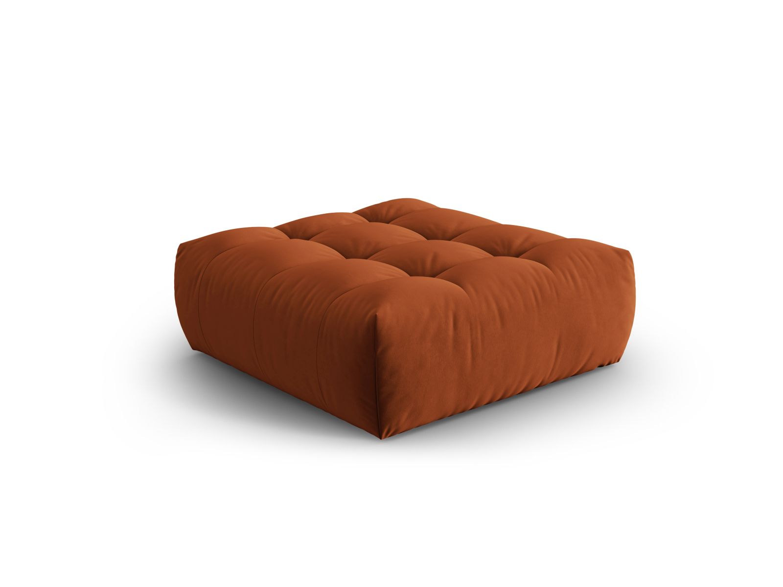Velvet Pouf, "Bloom", 1 Seat, 107x99x42