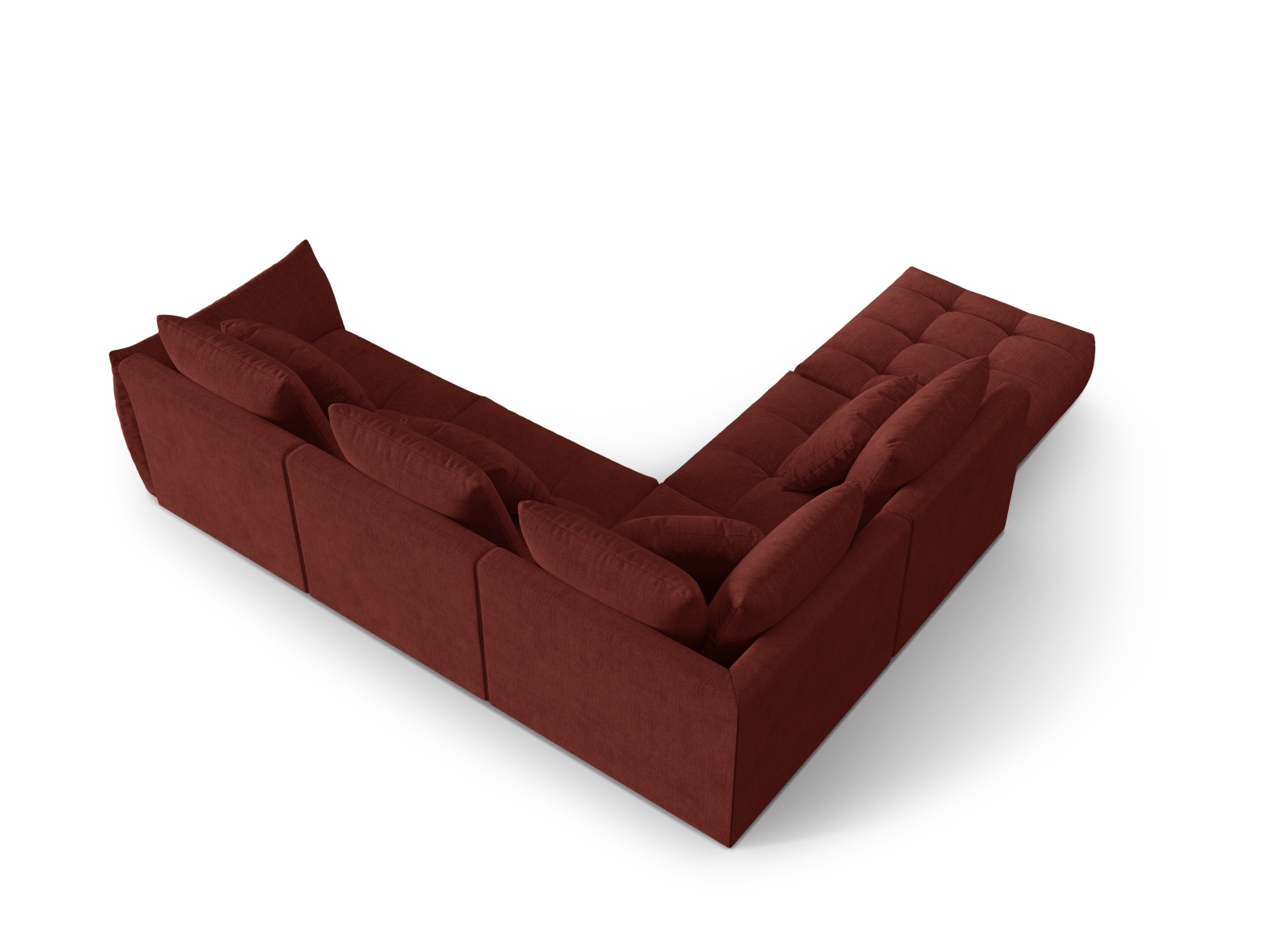 Modular Left Corner Sofa, "Bloom", 4 Seats, 316x307x97