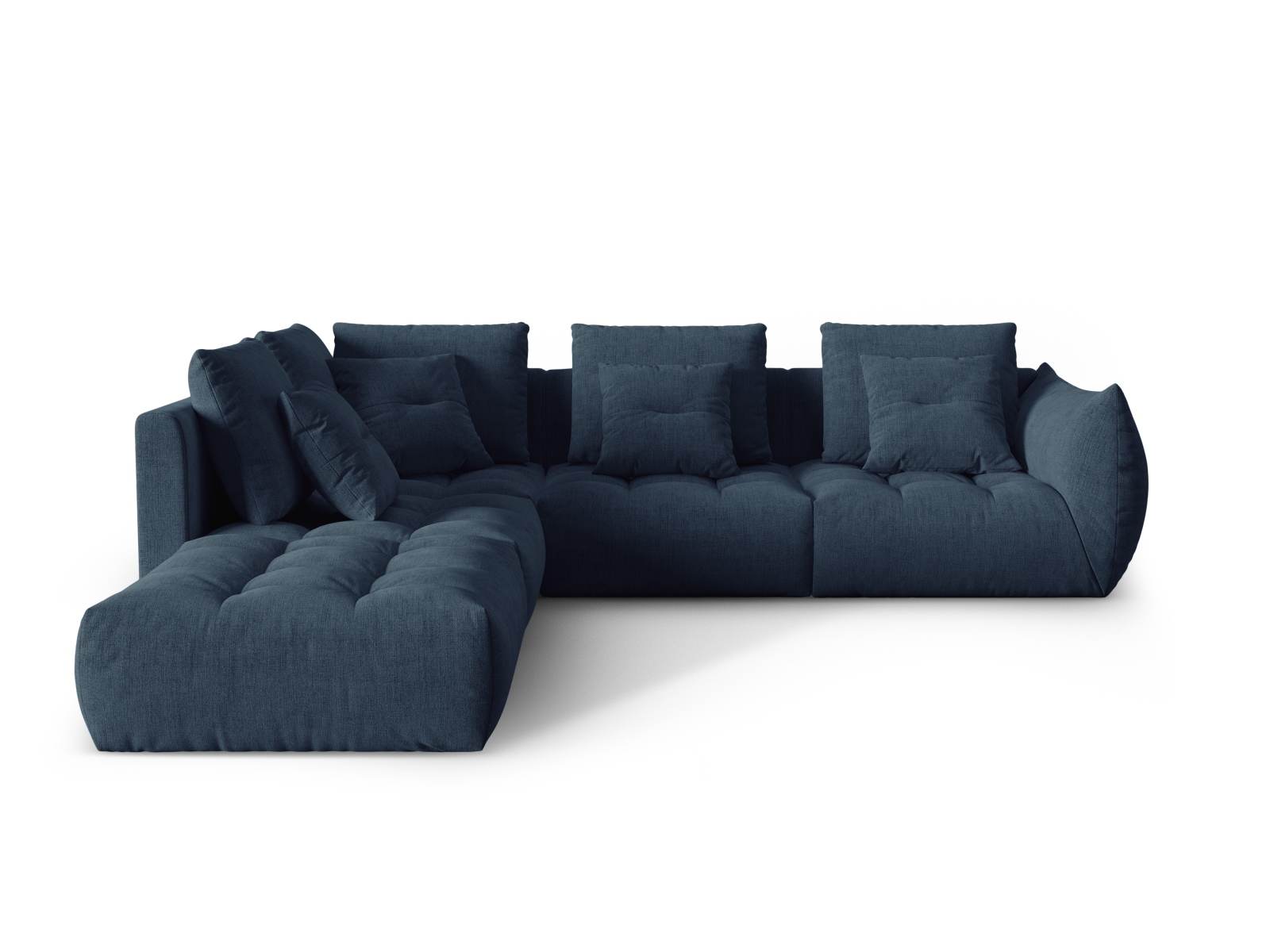 Modular Left Corner Sofa, "Bloom", 4 Seats, 316x307x97