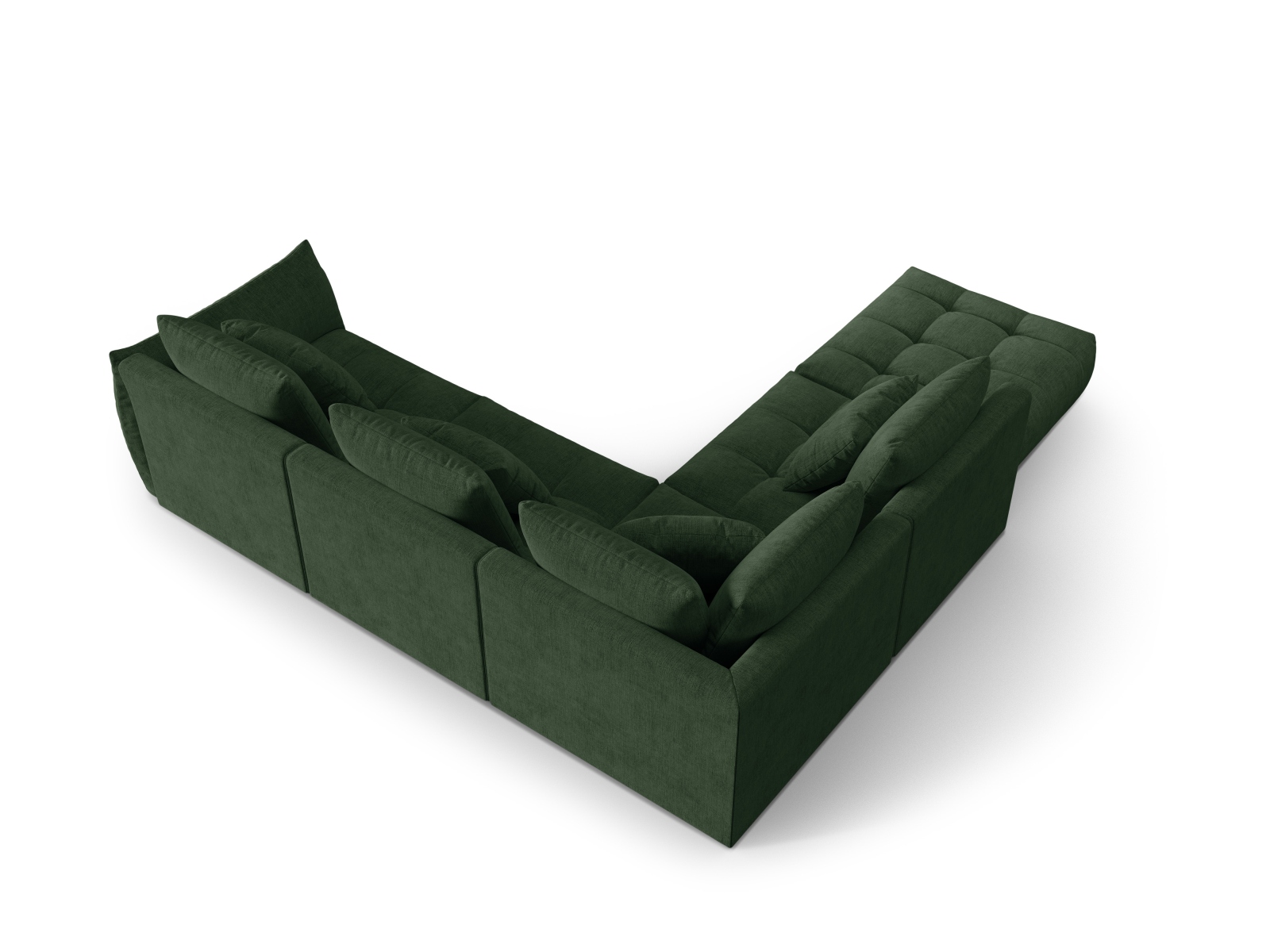 Modular Left Corner Sofa, "Bloom", 4 Seats, 316x307x97