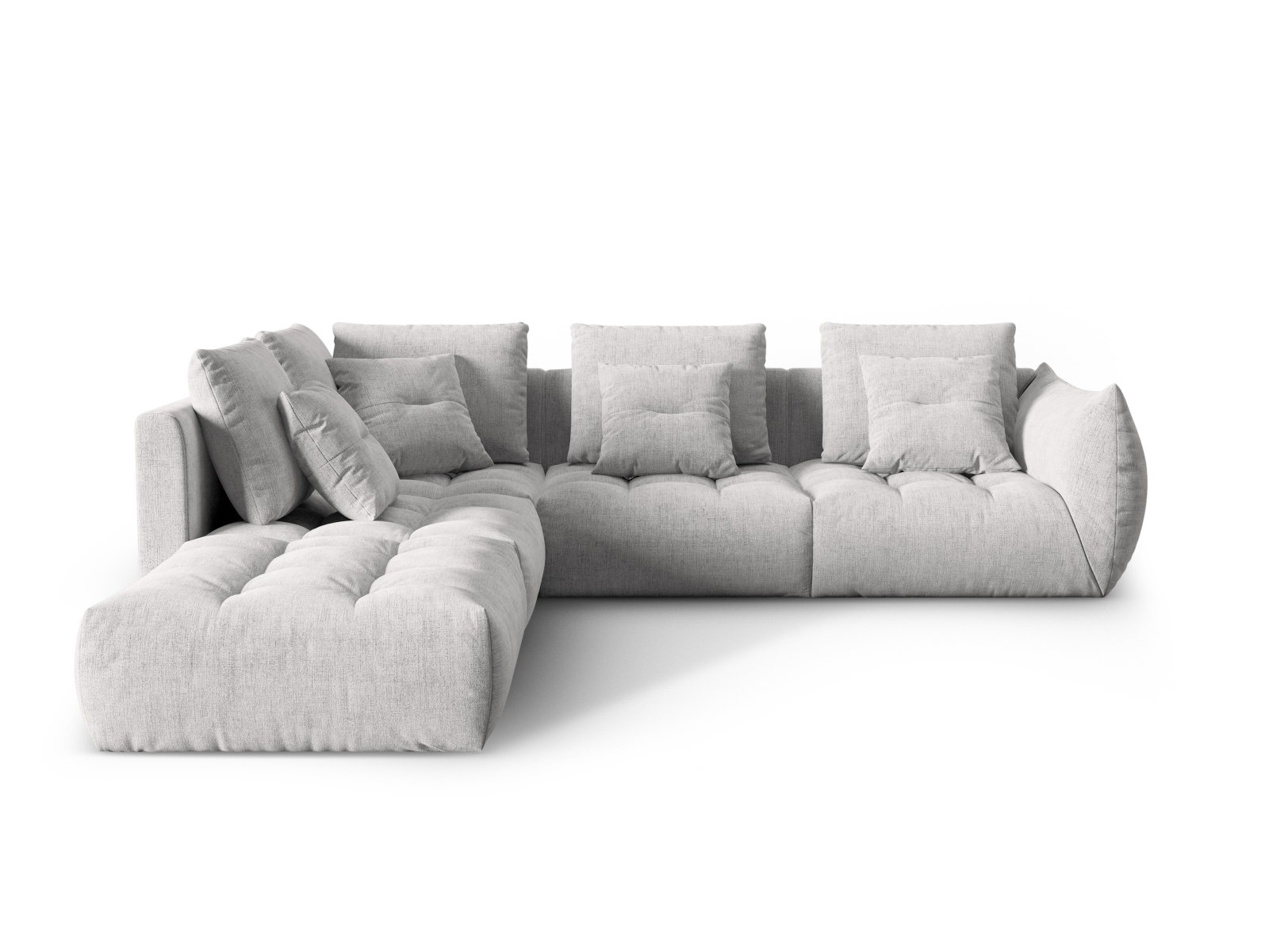 Modular Left Corner Sofa, "Bloom", 4 Seats, 316x307x97