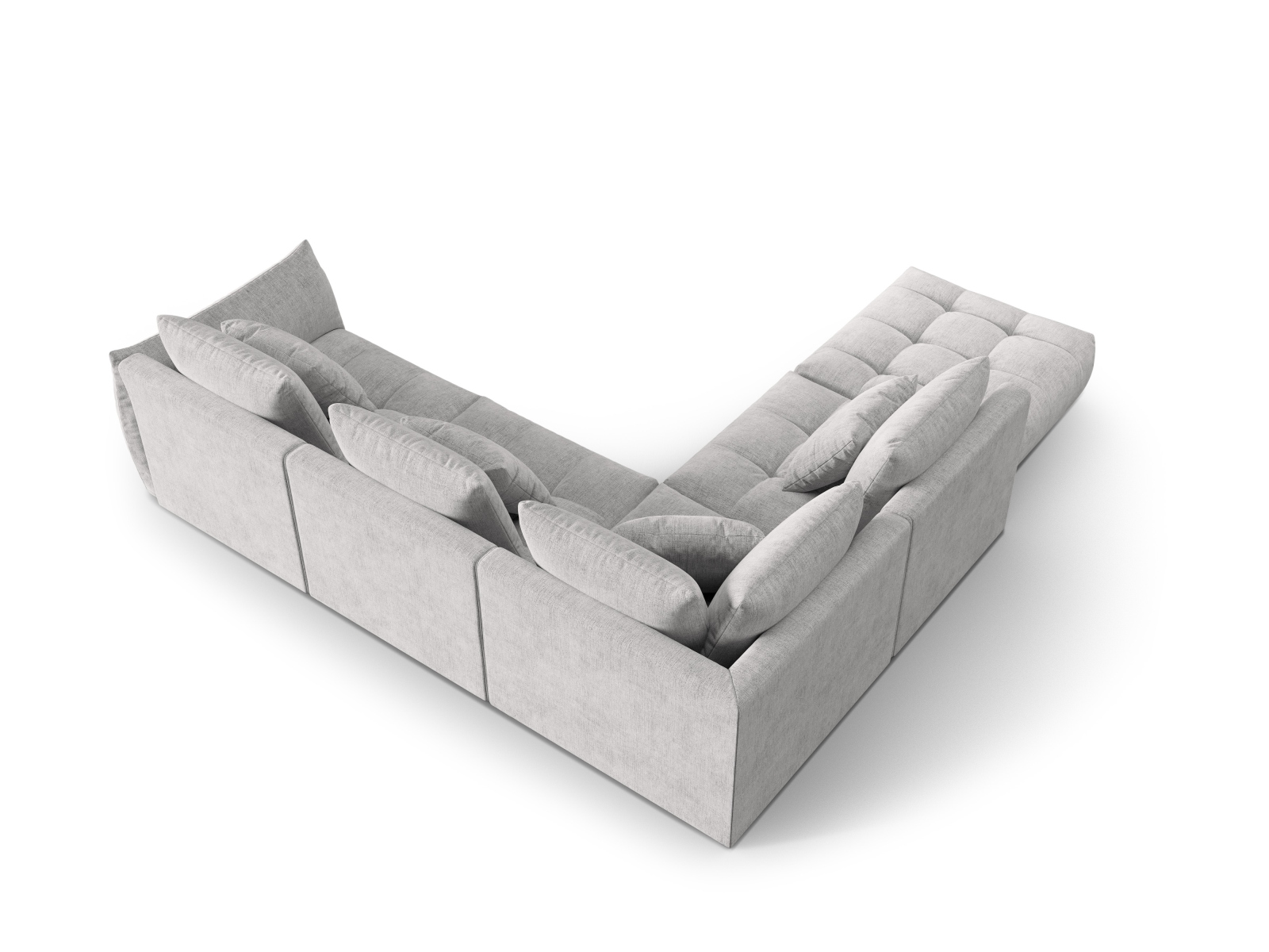 Modular Left Corner Sofa, "Bloom", 4 Seats, 316x307x97