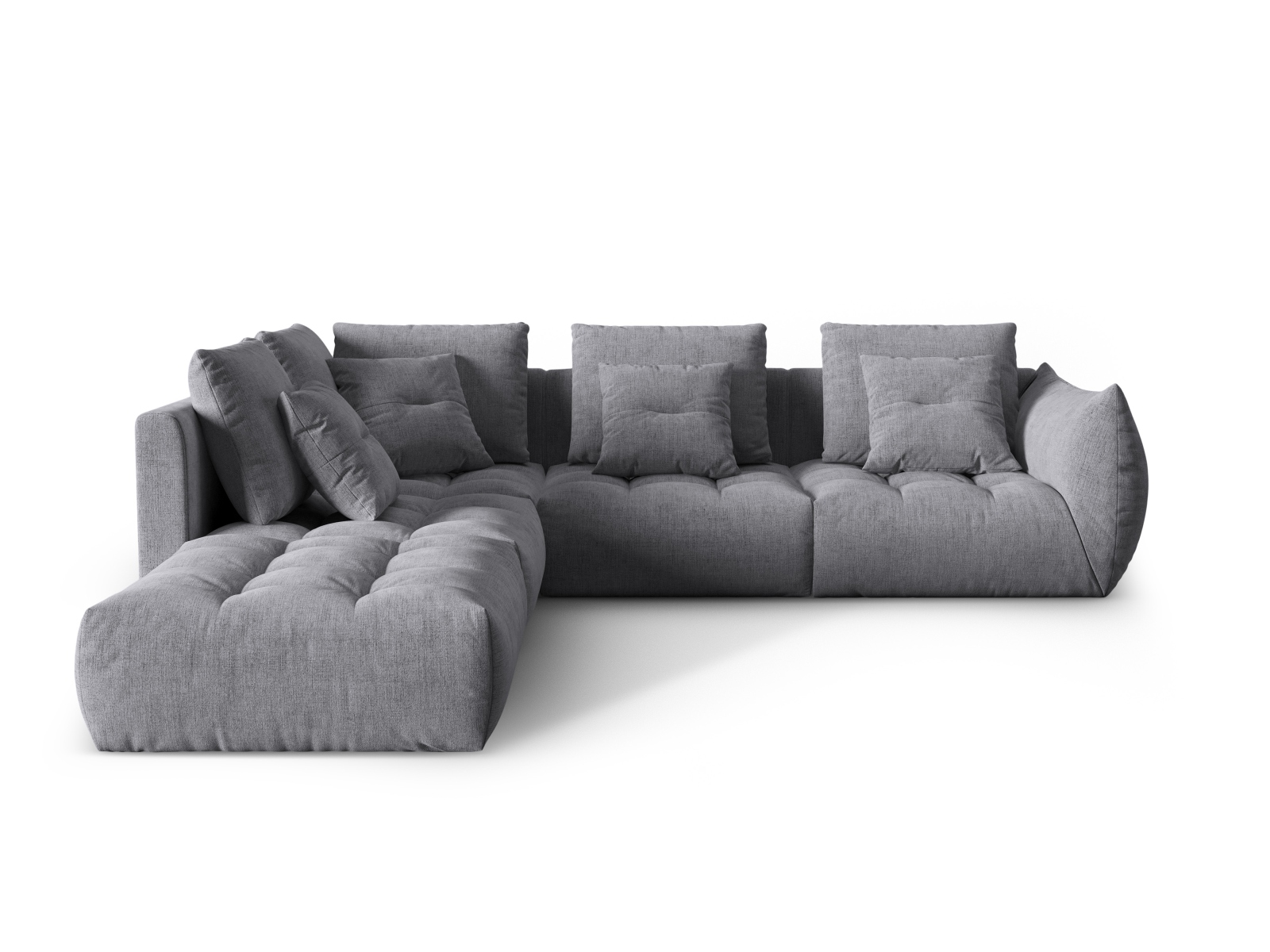 Modular Left Corner Sofa, "Bloom", 4 Seats, 316x307x97