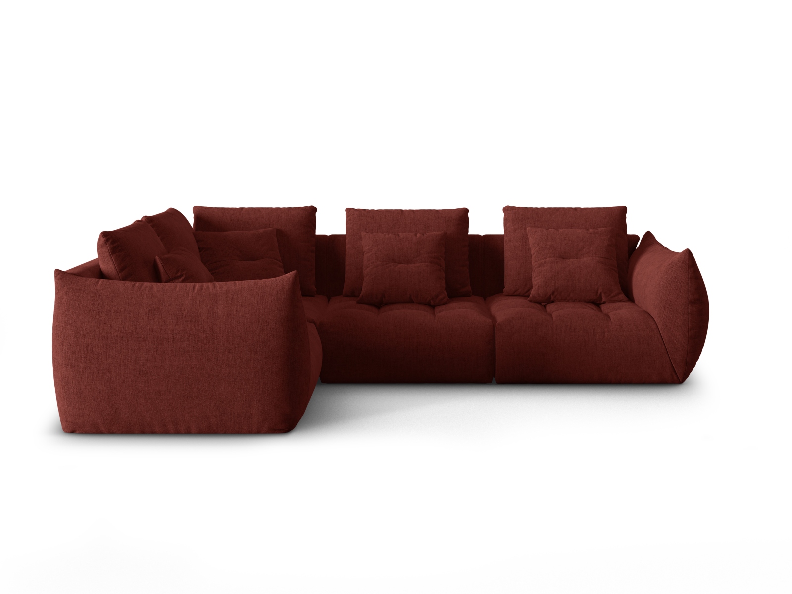 Modular Left Corner Sofa, "Bloom", 3 Seats, 316x222x97
