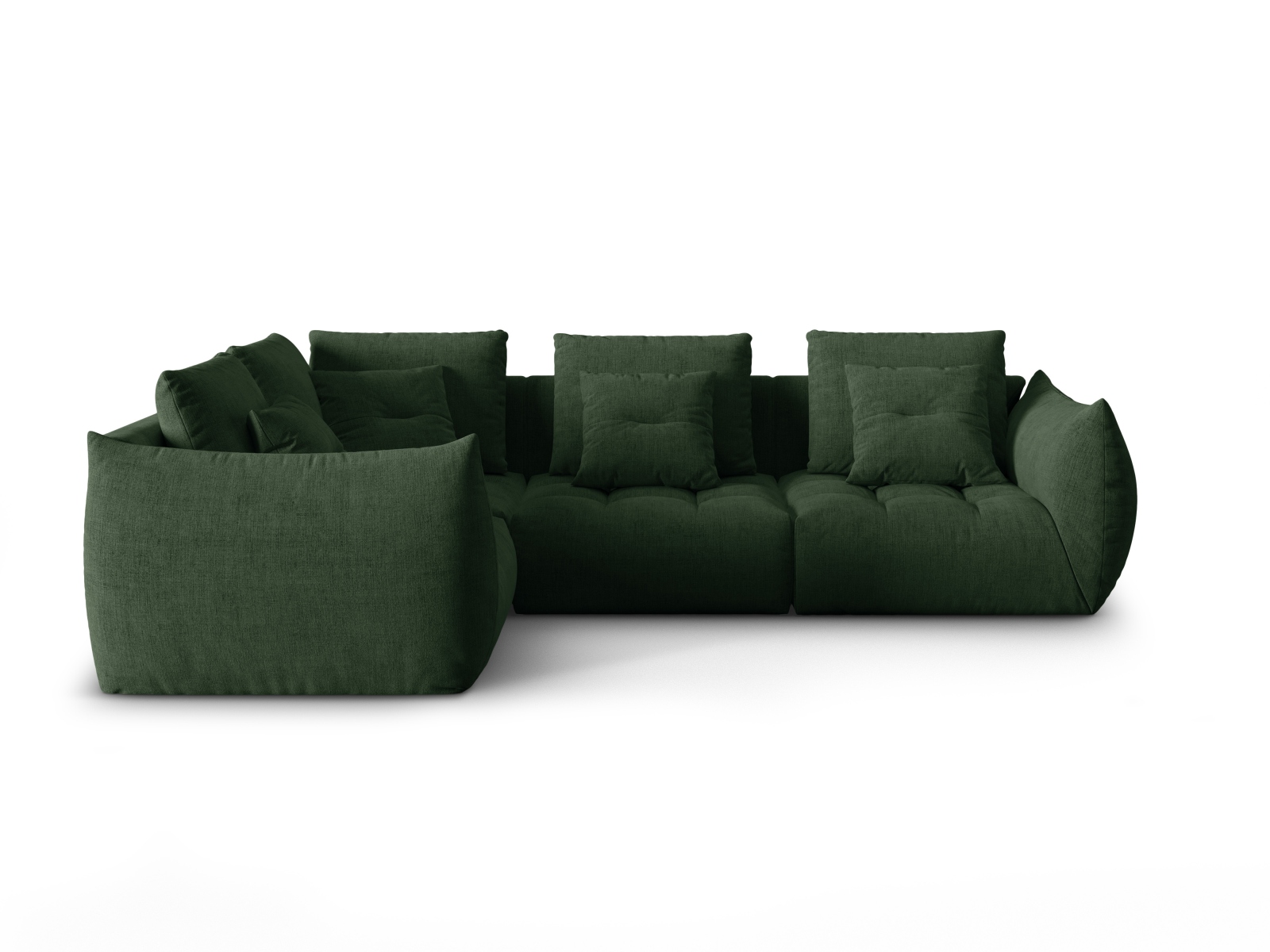 Modular Left Corner Sofa, "Bloom", 3 Seats, 316x222x97