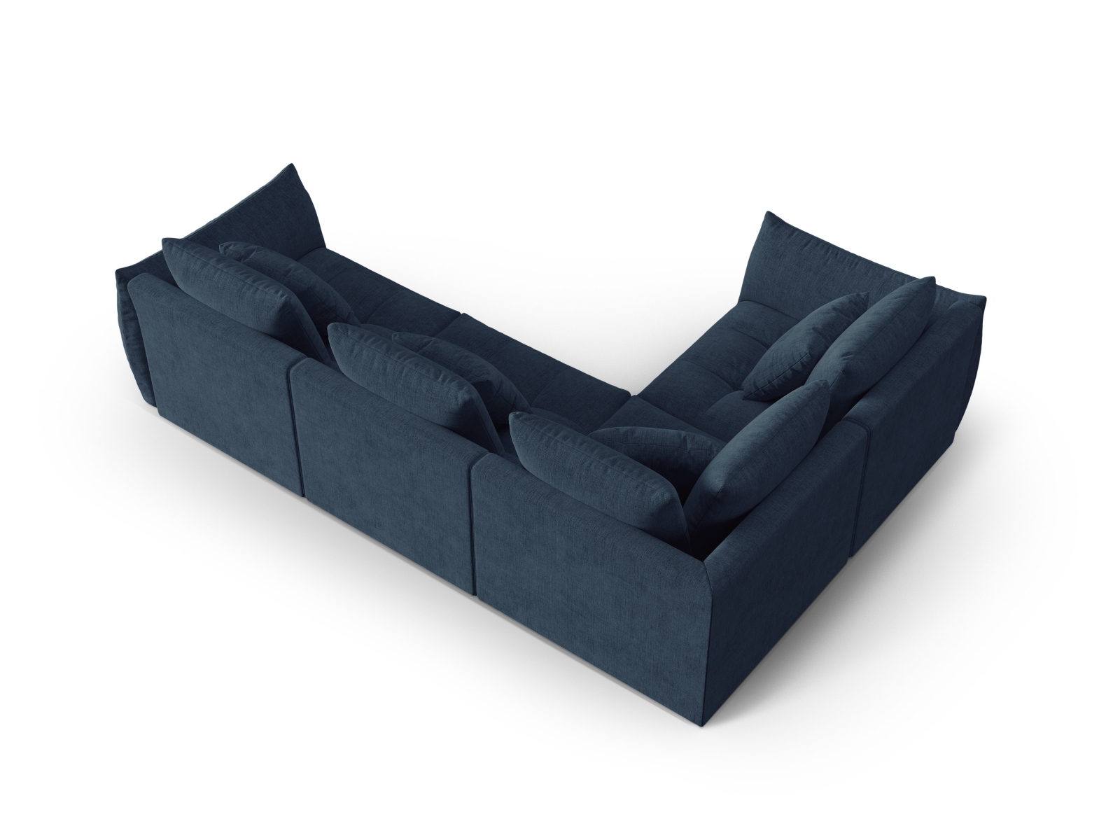 Modular Left Corner Sofa, "Bloom", 3 Seats, 316x222x97