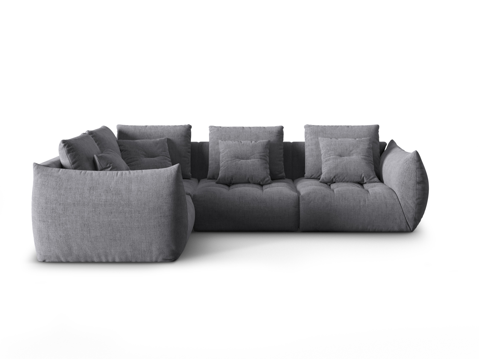 Modular Left Corner Sofa, "Bloom", 3 Seats, 316x222x97