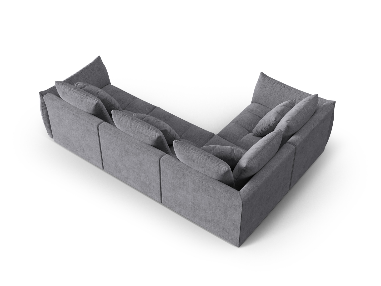 Modular Left Corner Sofa, "Bloom", 3 Seats, 316x222x97