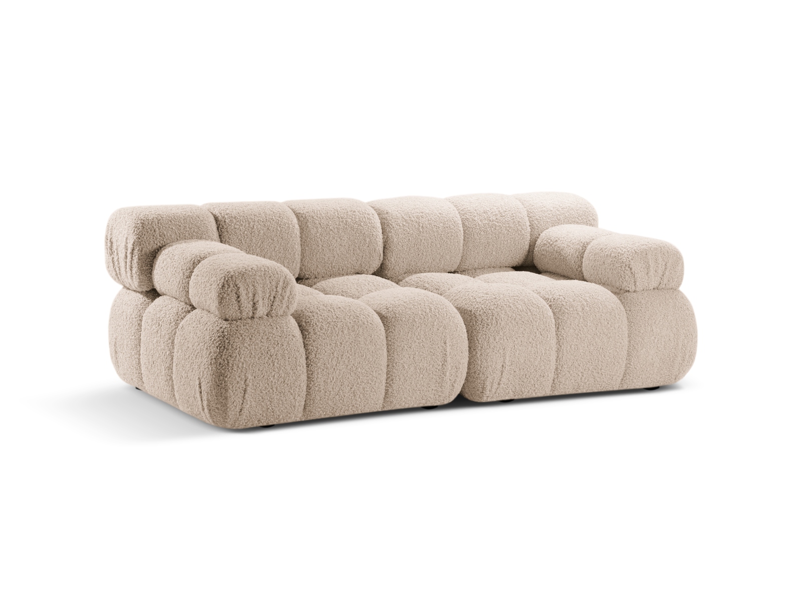 Boucle Sofa, "Bellis", 2 Seats, 188x94x70