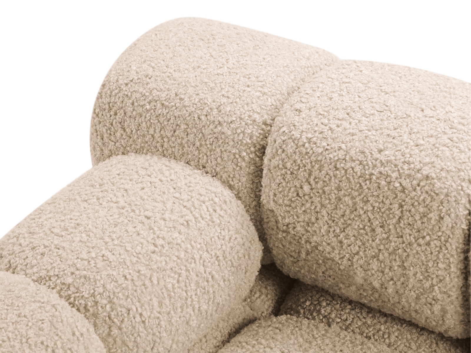 Boucle Sofa, "Bellis", 2 Seats, 188x94x70