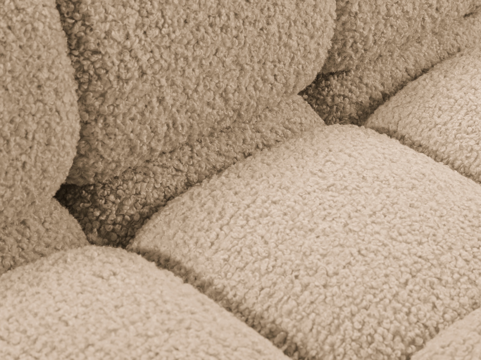 Boucle Sofa, "Bellis", 2 Seats, 188x94x70