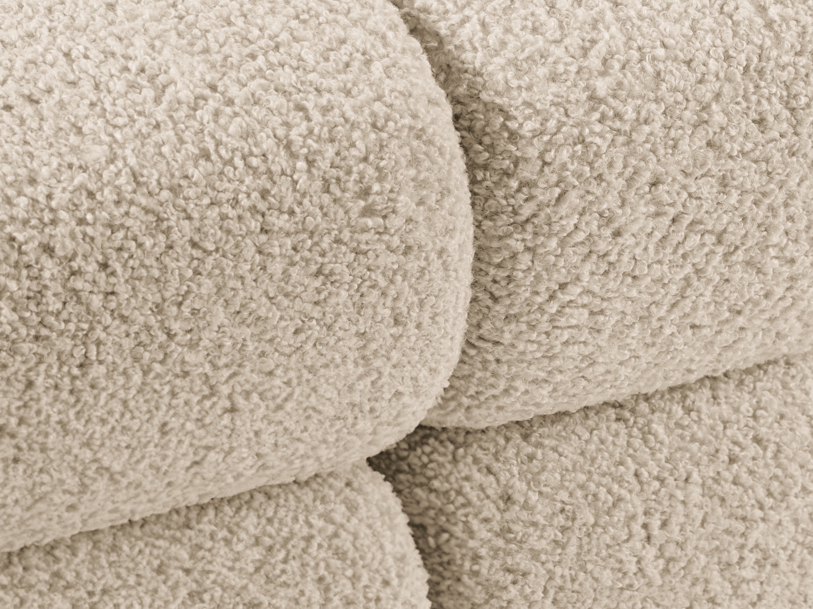 Boucle Sofa, "Bellis", 2 Seats, 188x94x70