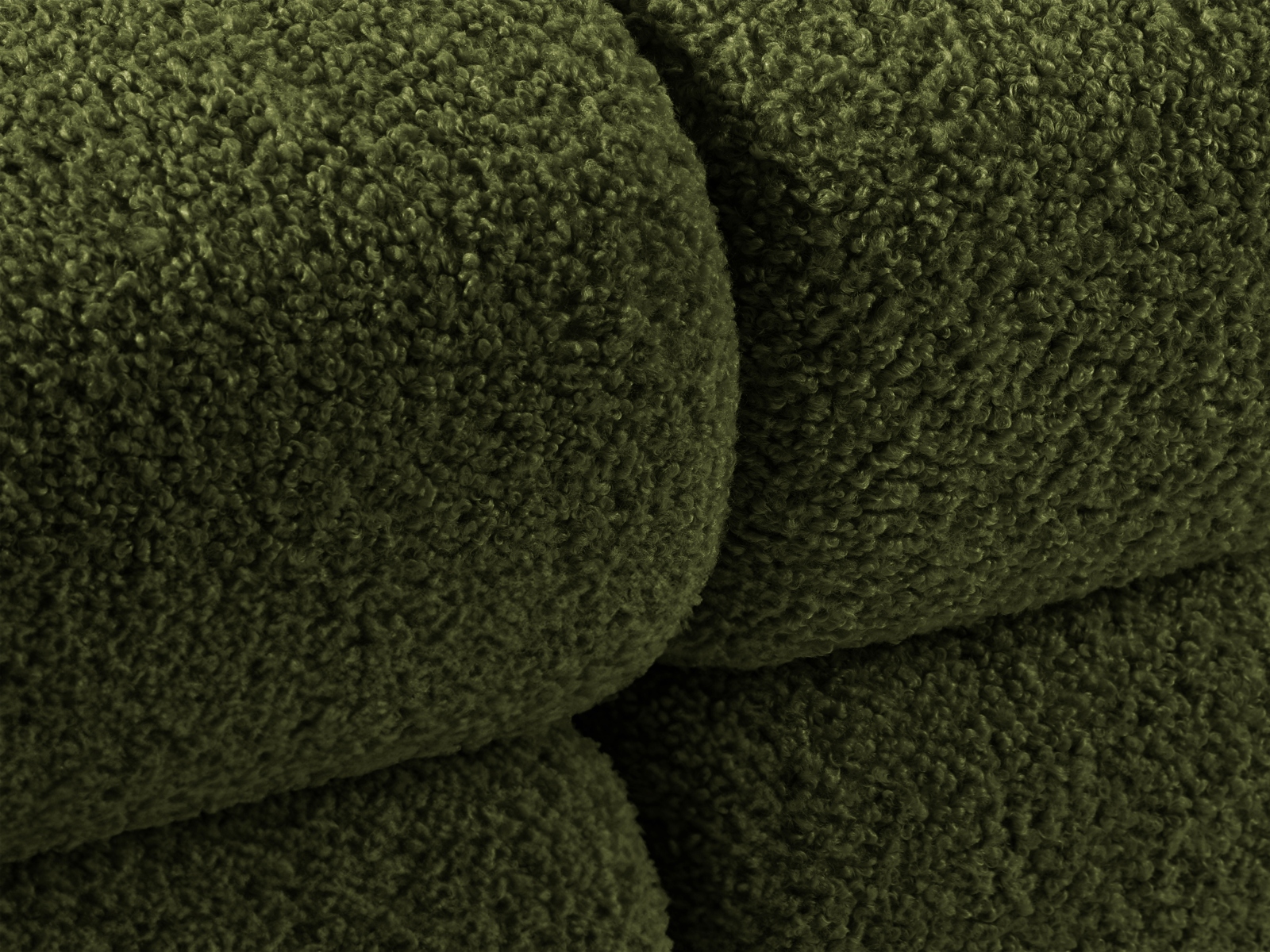 Boucle Sofa, "Bellis", 2 Seats, 188x94x70