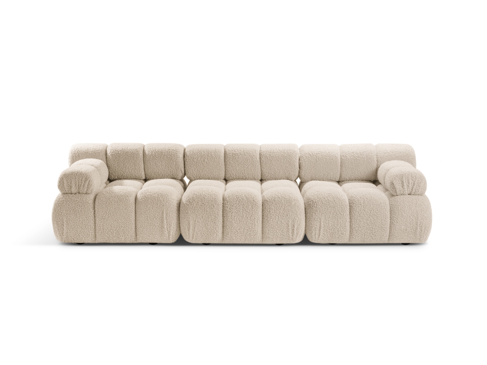 Boucle Modular Sofa, "Bellis", 3 Seats, 282x94x70