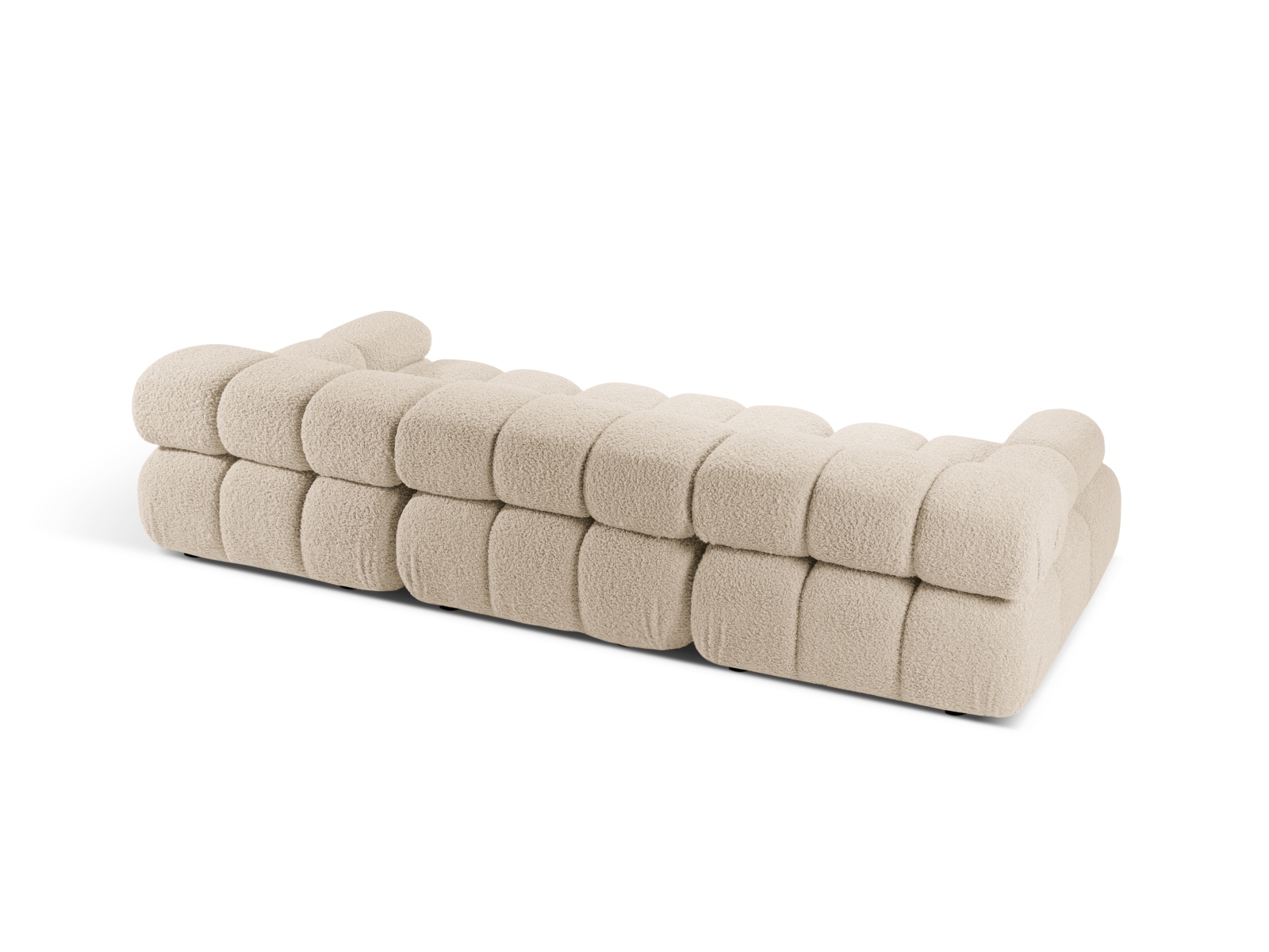 Boucle Modular Sofa, "Bellis", 3 Seats, 282x94x70