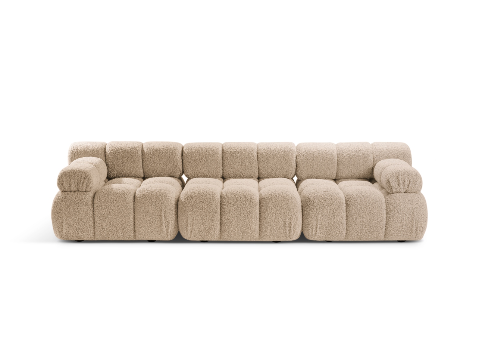 Boucle Modular Sofa, "Bellis", 3 Seats, 282x94x70