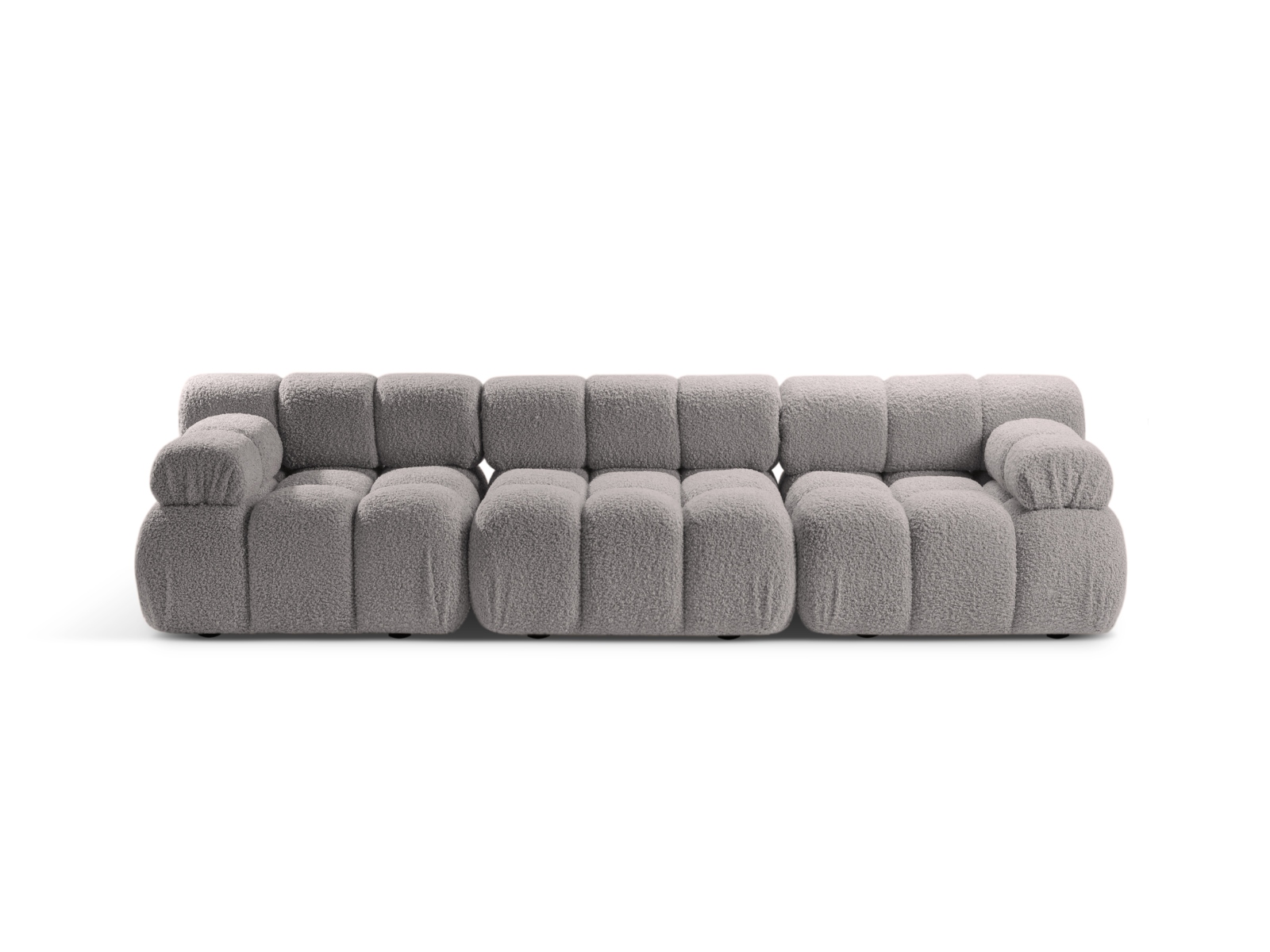 Boucle Modular Sofa, "Bellis", 3 Seats, 282x94x70