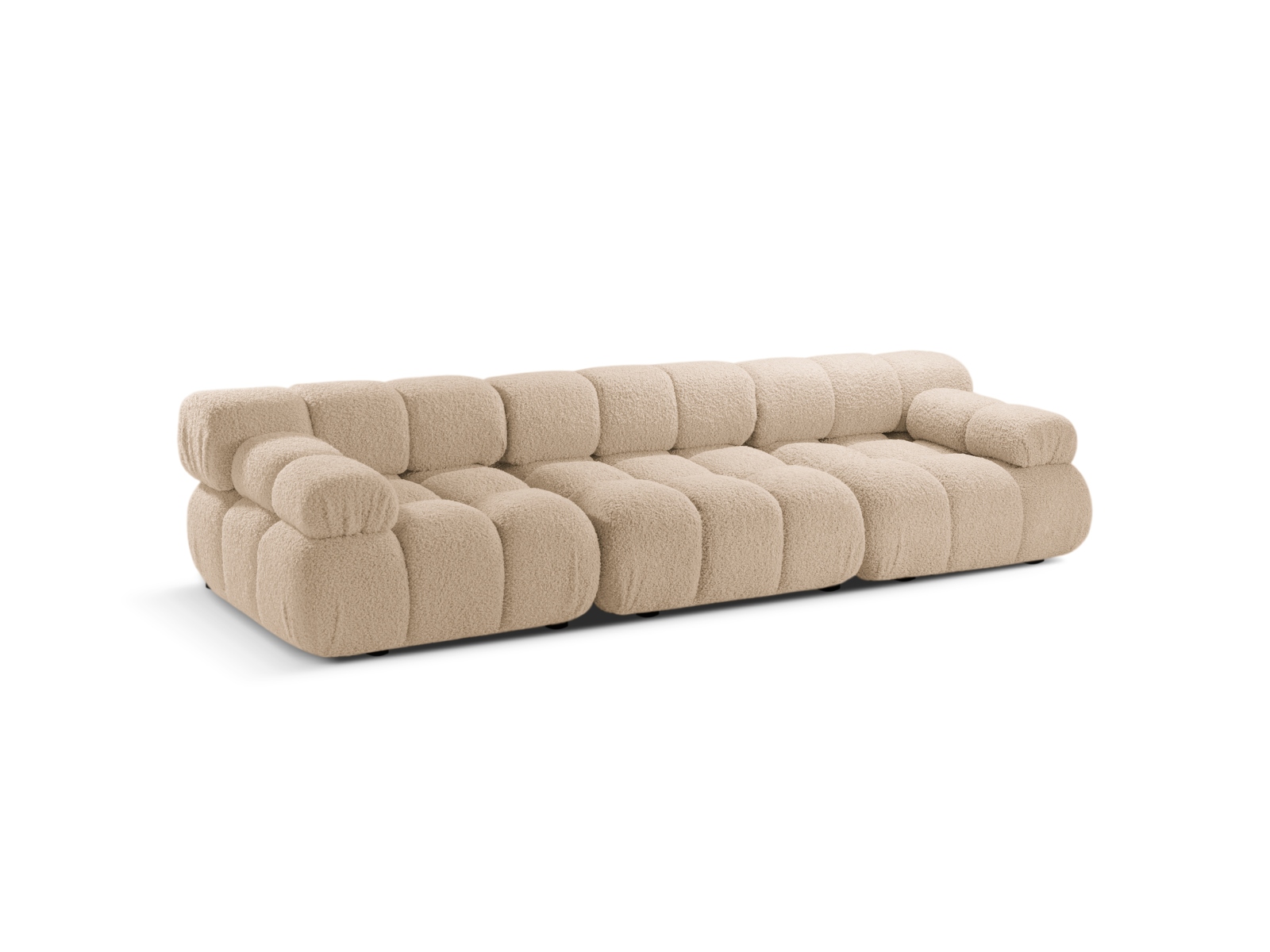 Boucle Modular Sofa, "Bellis", 3 Seats, 282x94x70